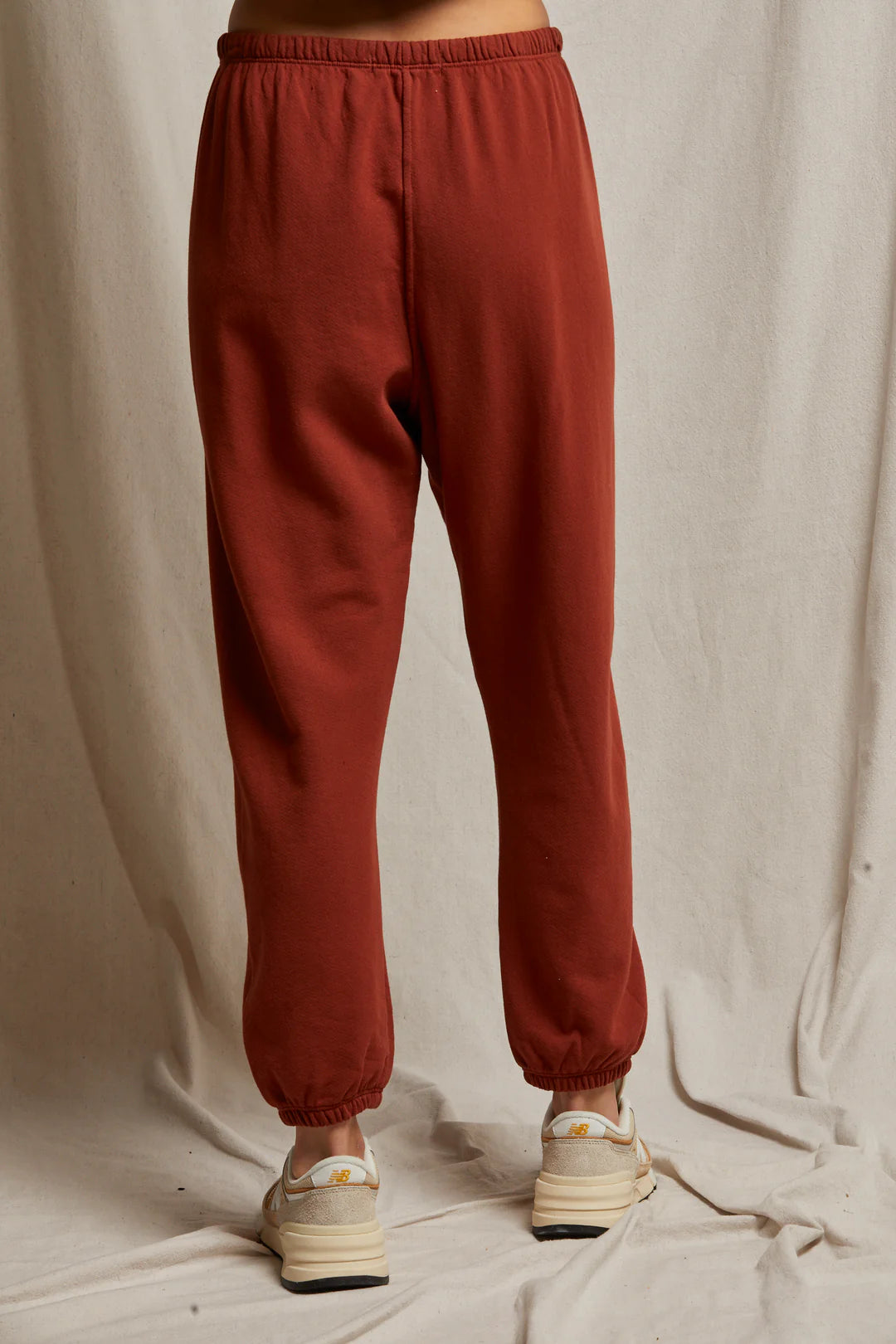 Perfect White Tee Johnny French Terry Easy Sweatpant - Russet