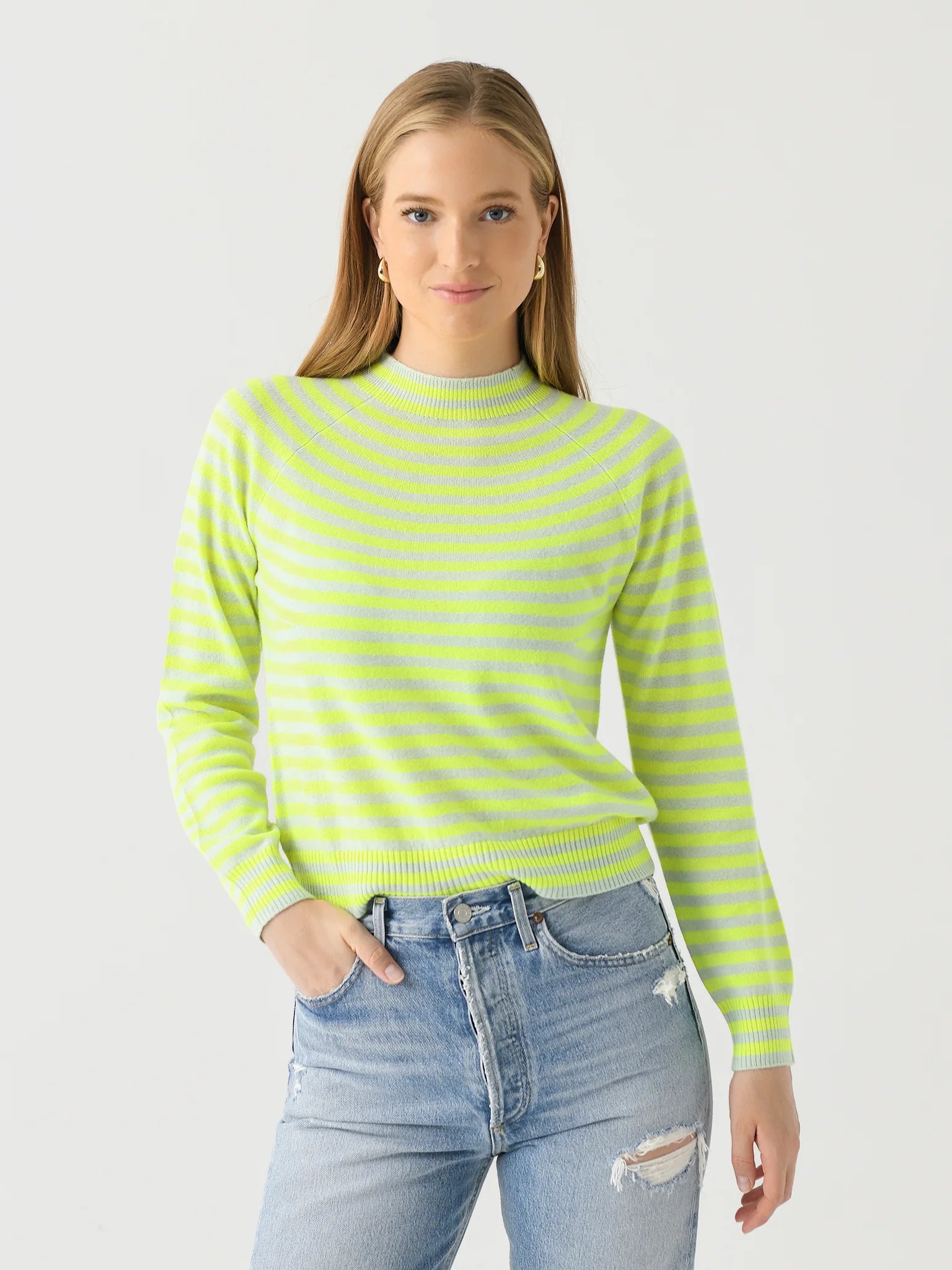 Jumper 1234 Vary Stripe Crew