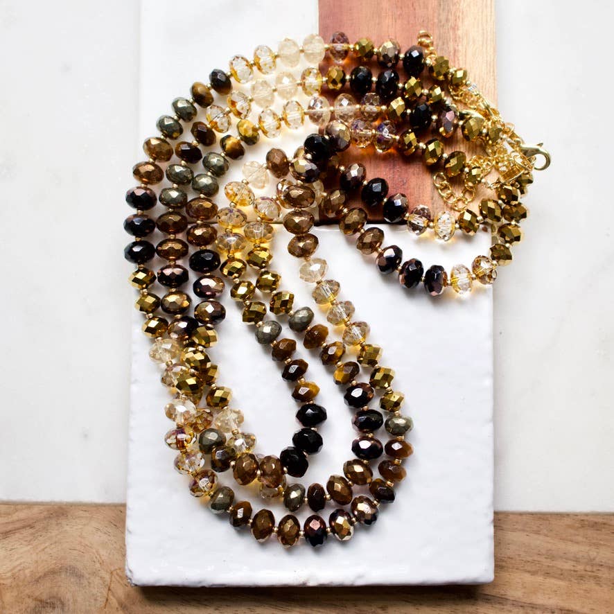 a.v. max Gemma Medium Rondelle Necklace 9044N