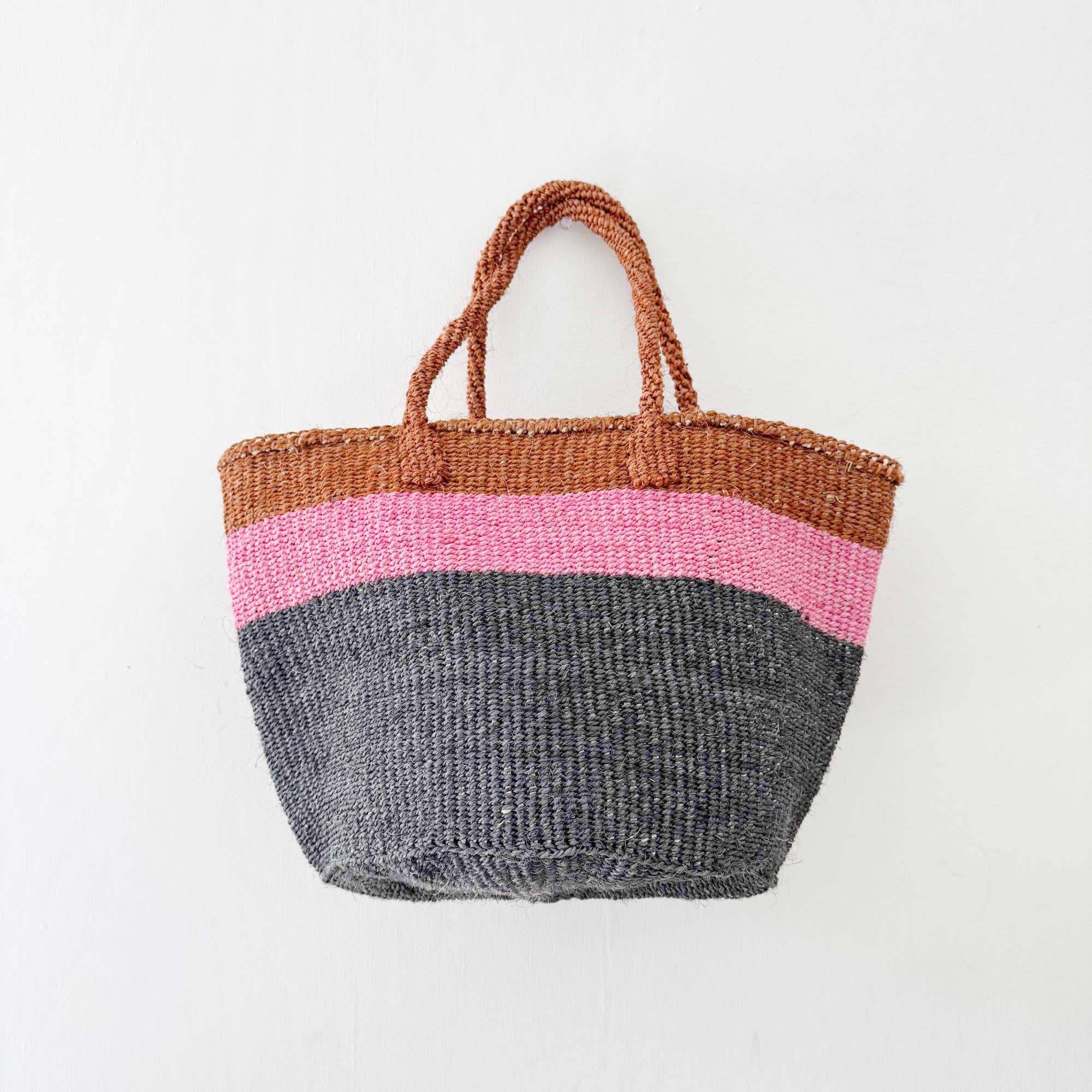 Amsha Medium Sisal Tote: Cumberland