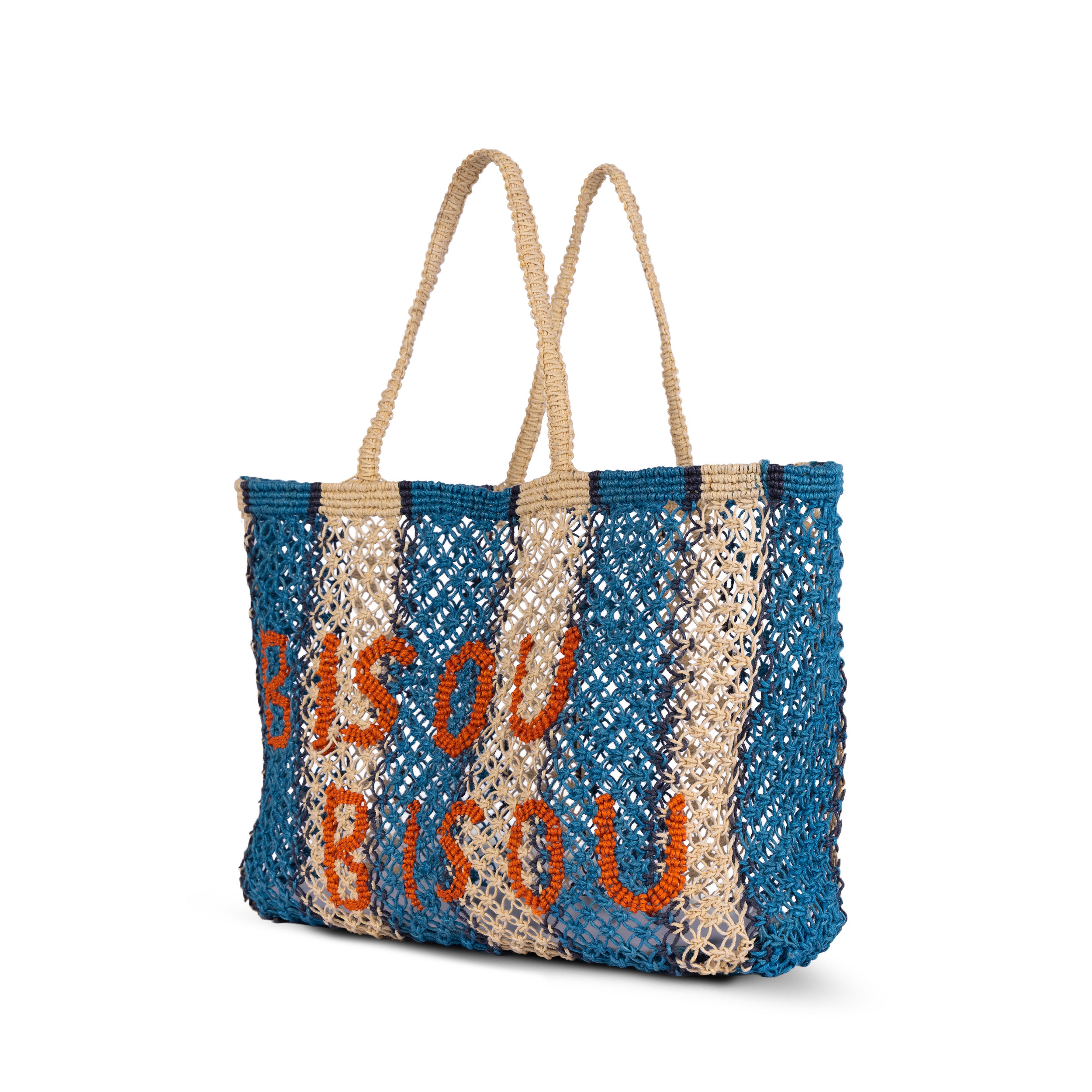 Tin Marin Bisou Bisou Woven Jute Tote