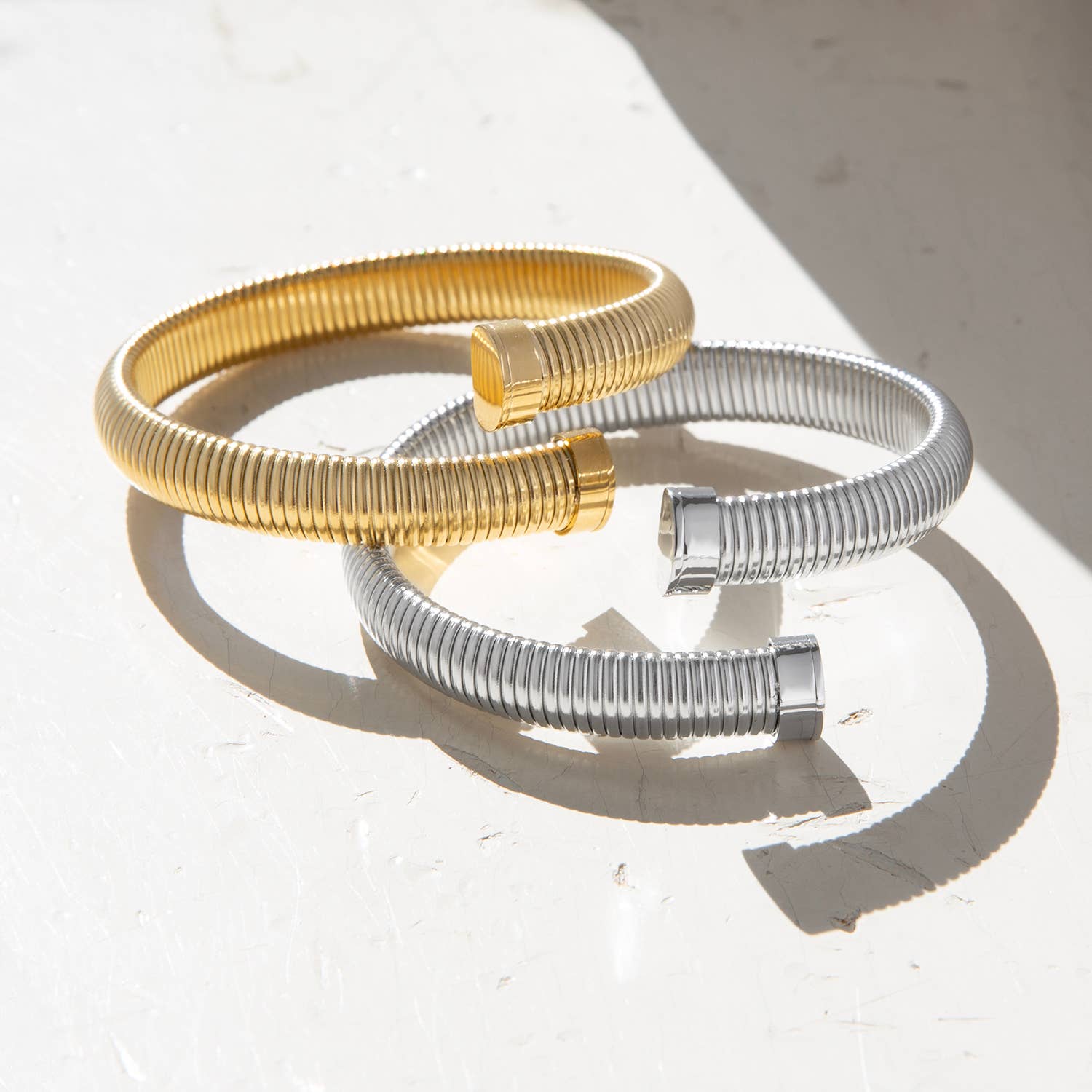 Marlyn Schiff Stretch coil wrap bracelet 3689B