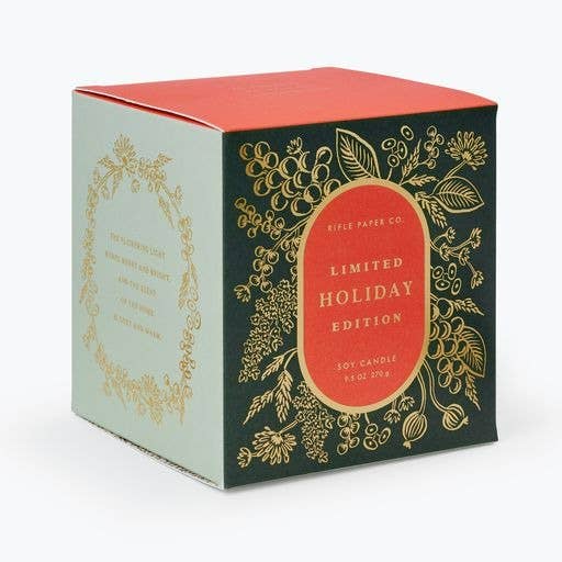 Rifle Paper Co. Holiday Candle