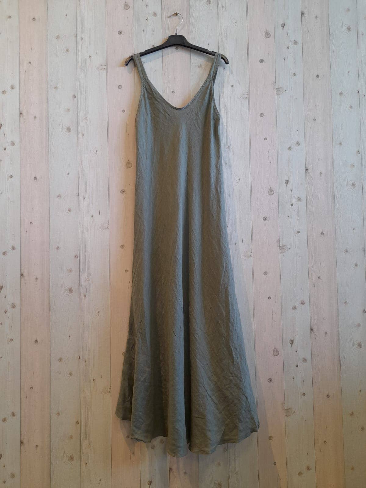 European Linen Strappy Dress 2219