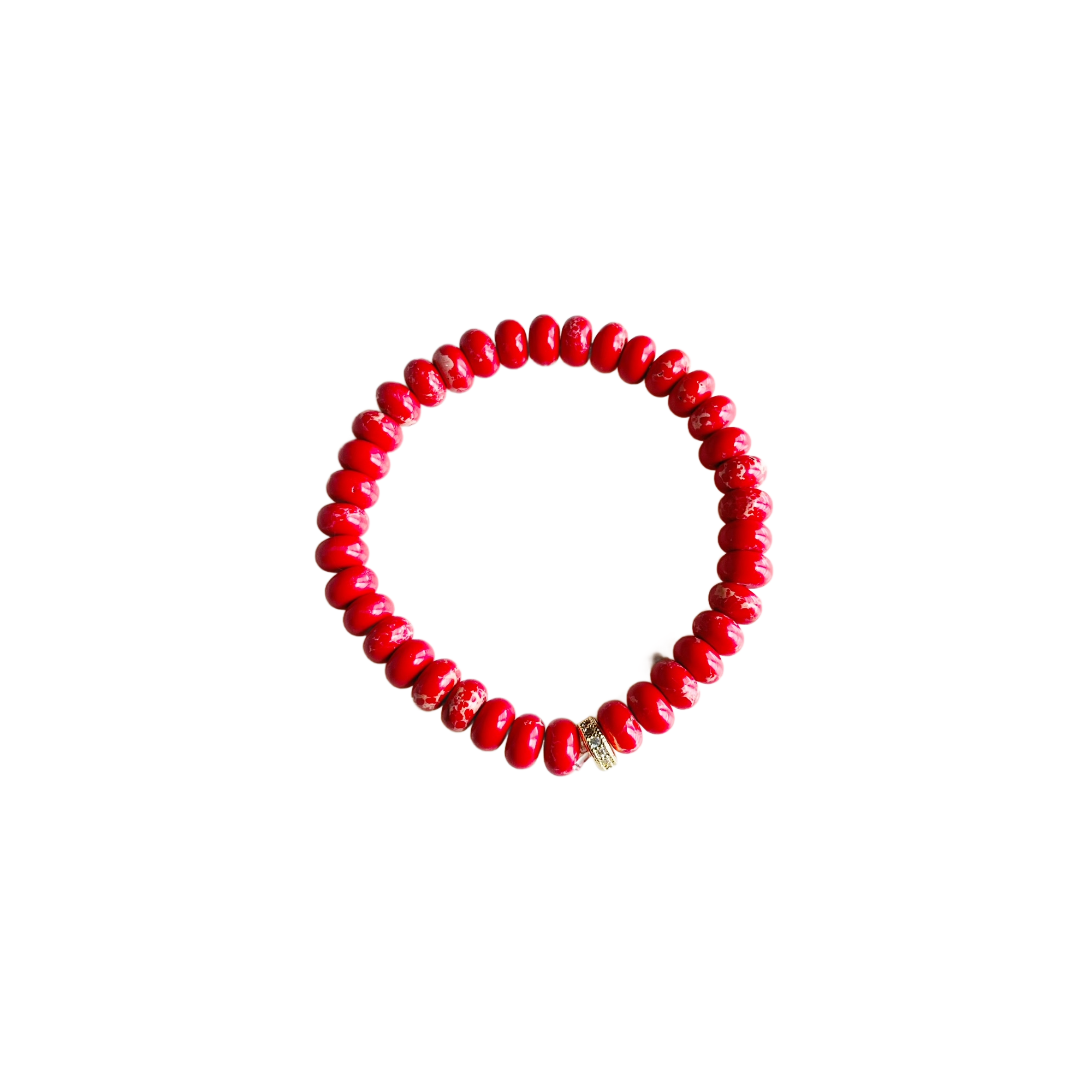 Market and King Candy Stretch Gemstone Bracelets