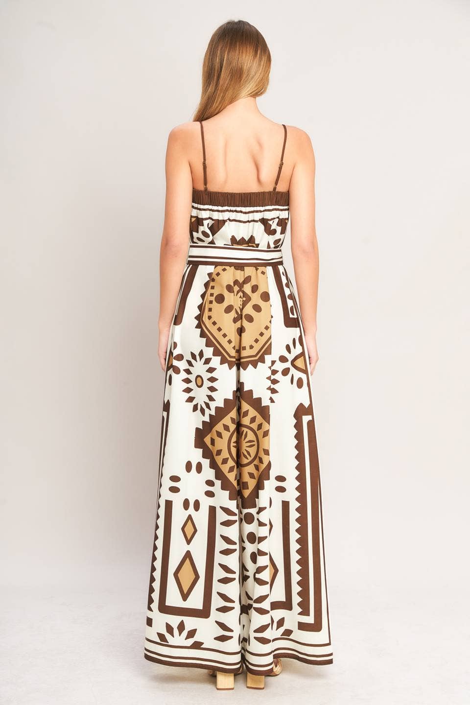 Flying Tomato Printed Woven Jumpsuit - IP9170