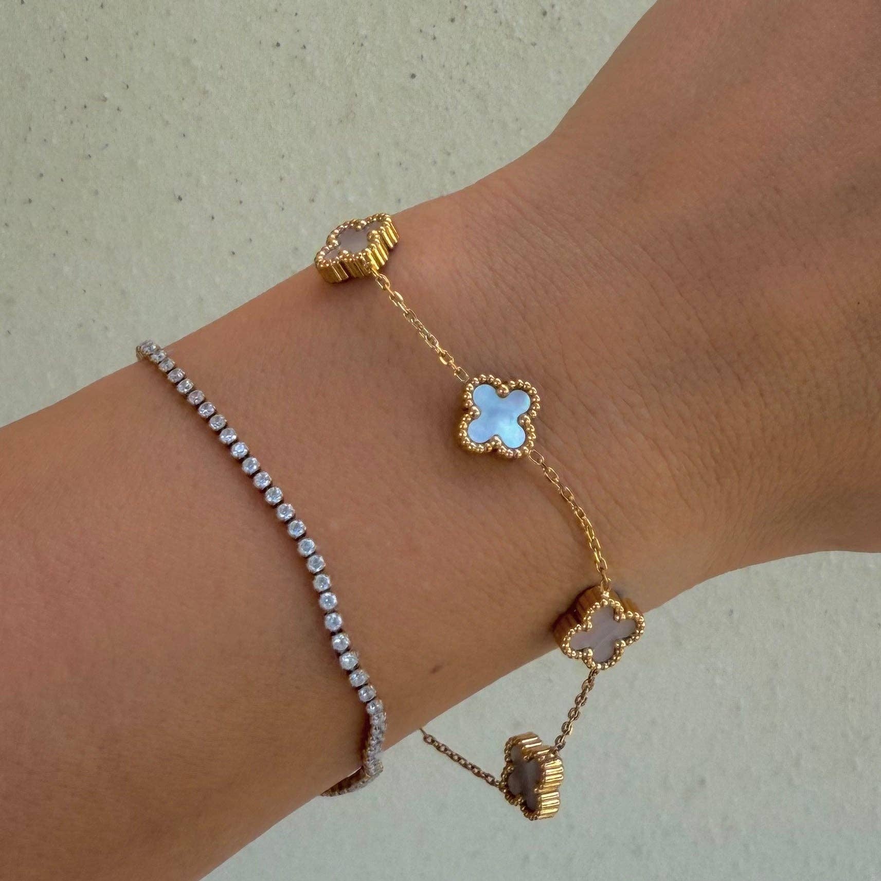 Nikki Smith Designs Mini White Flora Bracelet