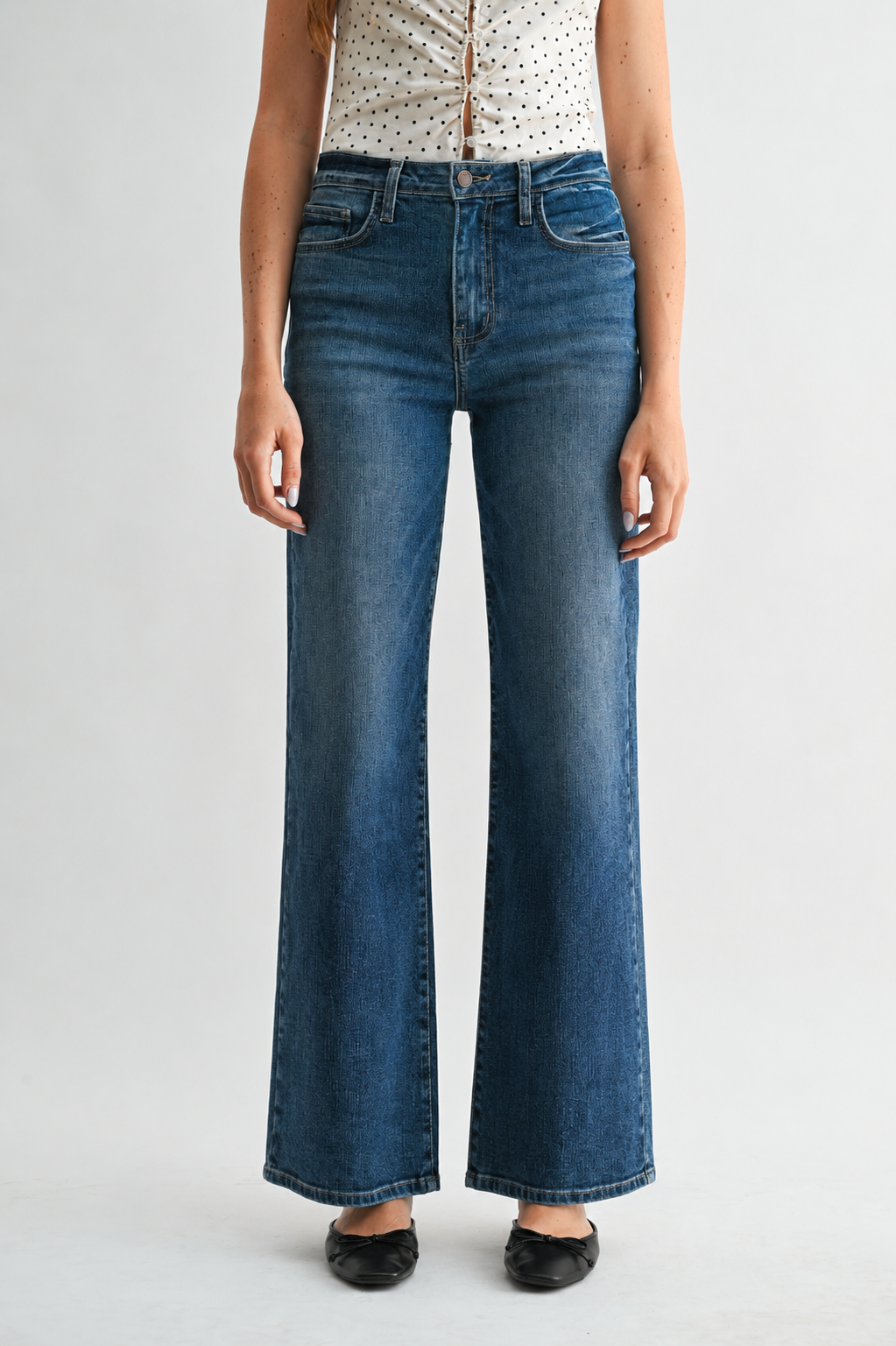 Letter to Juliet Paola Wide Leg Dark Wash LP303-D