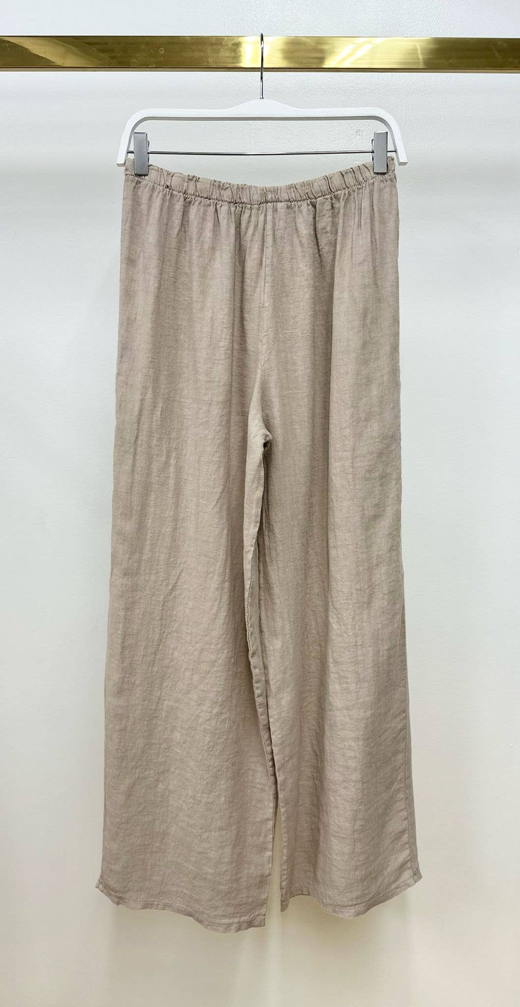 Milio Milano Linen Pants with Side Panel 80815