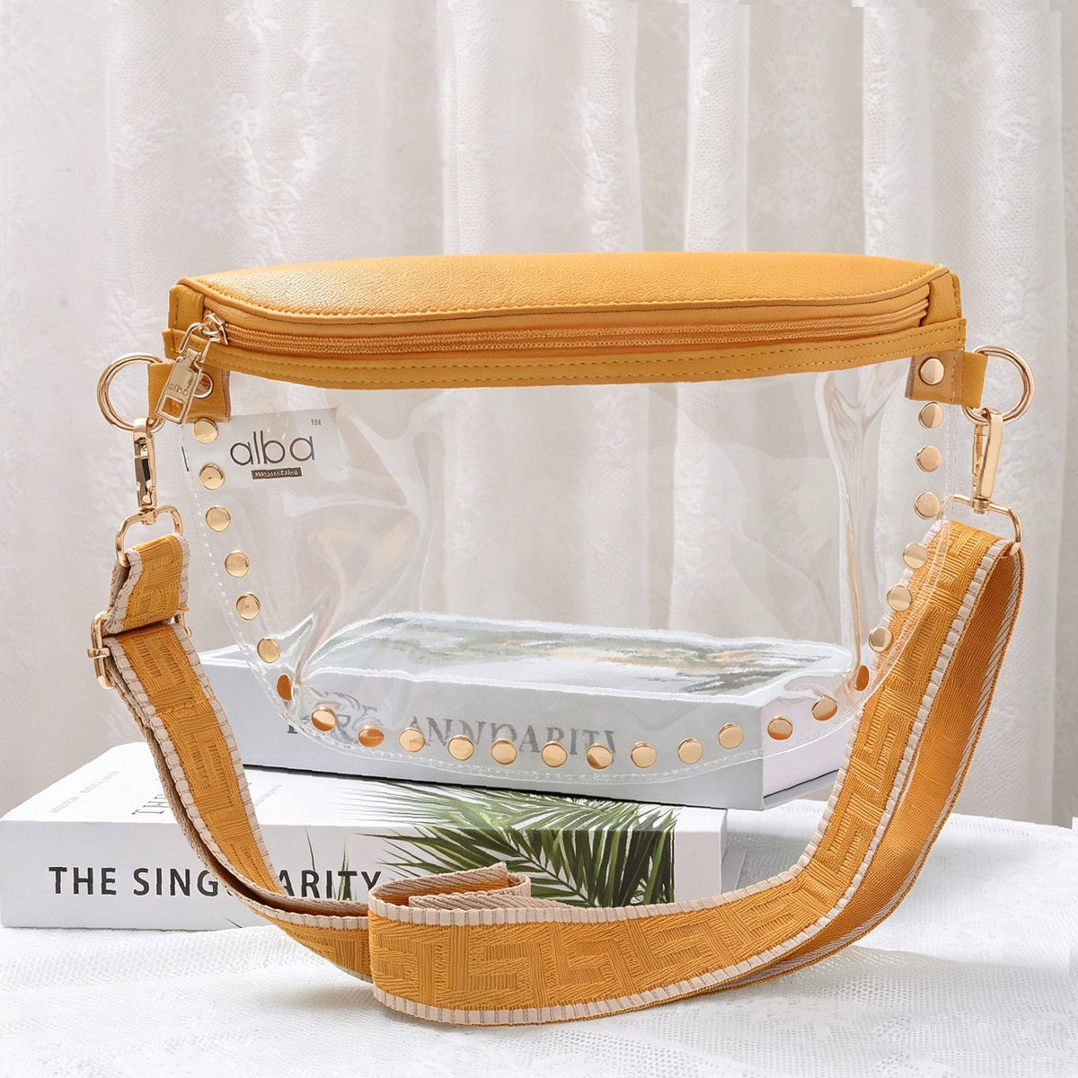 Catherine’s Game Day Lorna Clear Gameday Studded Crossbody Bag CB701