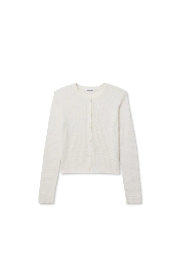 Perfect White Tee Ada Pointelle Cardigan