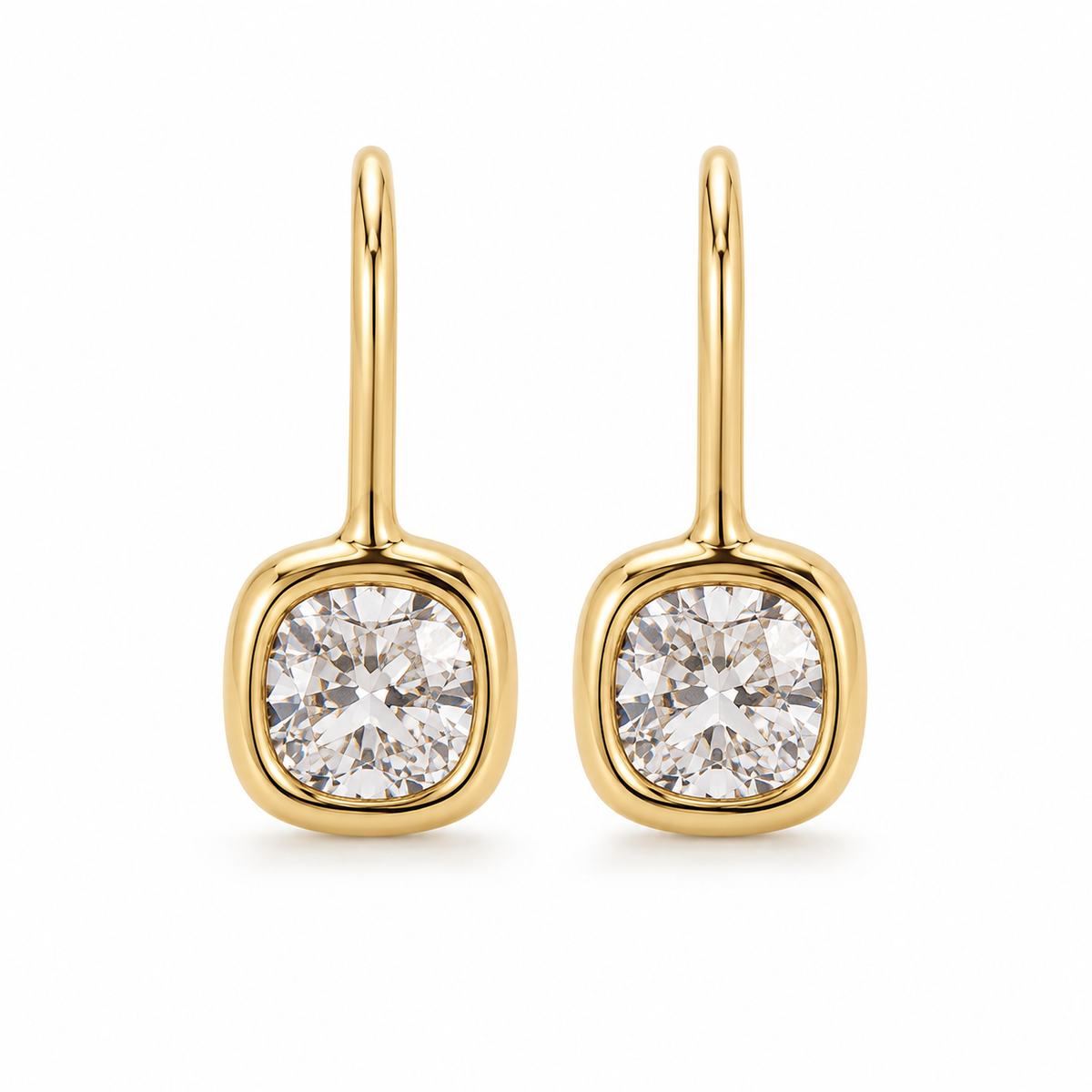 Sahira Sloane Bezel Earrings