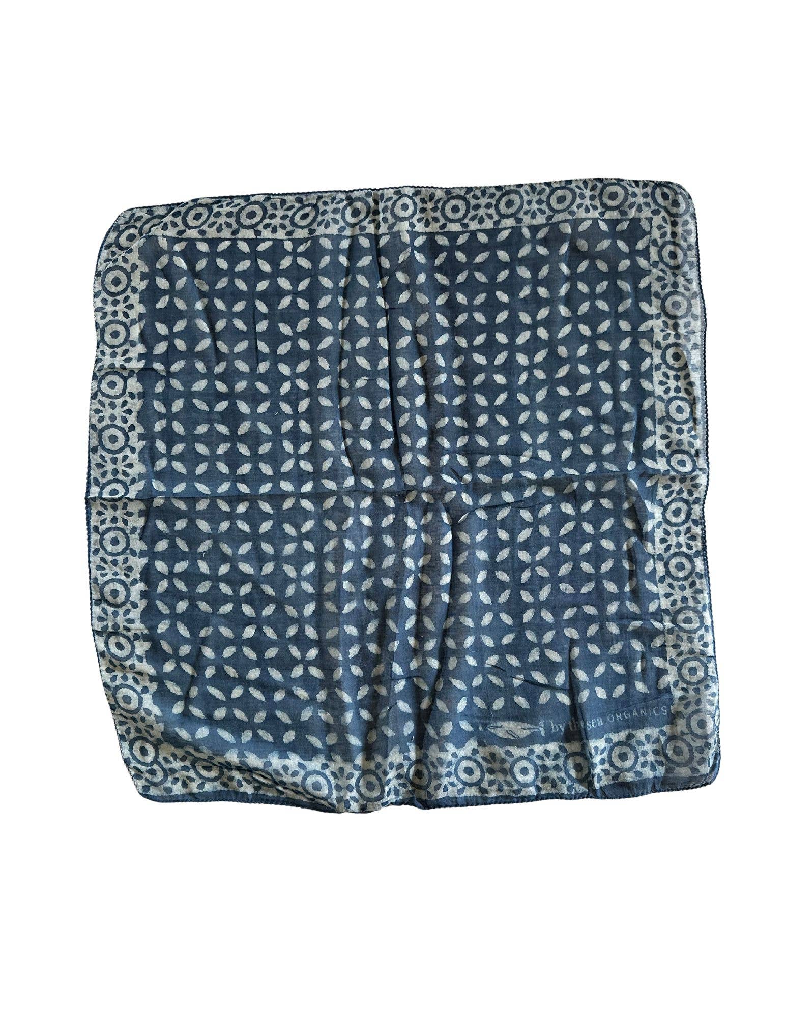 By The Sea Organics Indigo Bandana