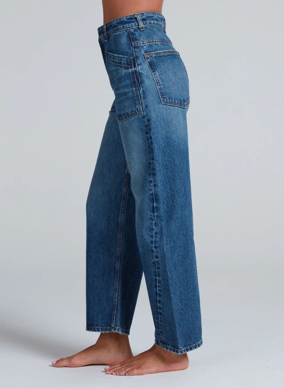 ASKKNY Twisted Barrel Jeans