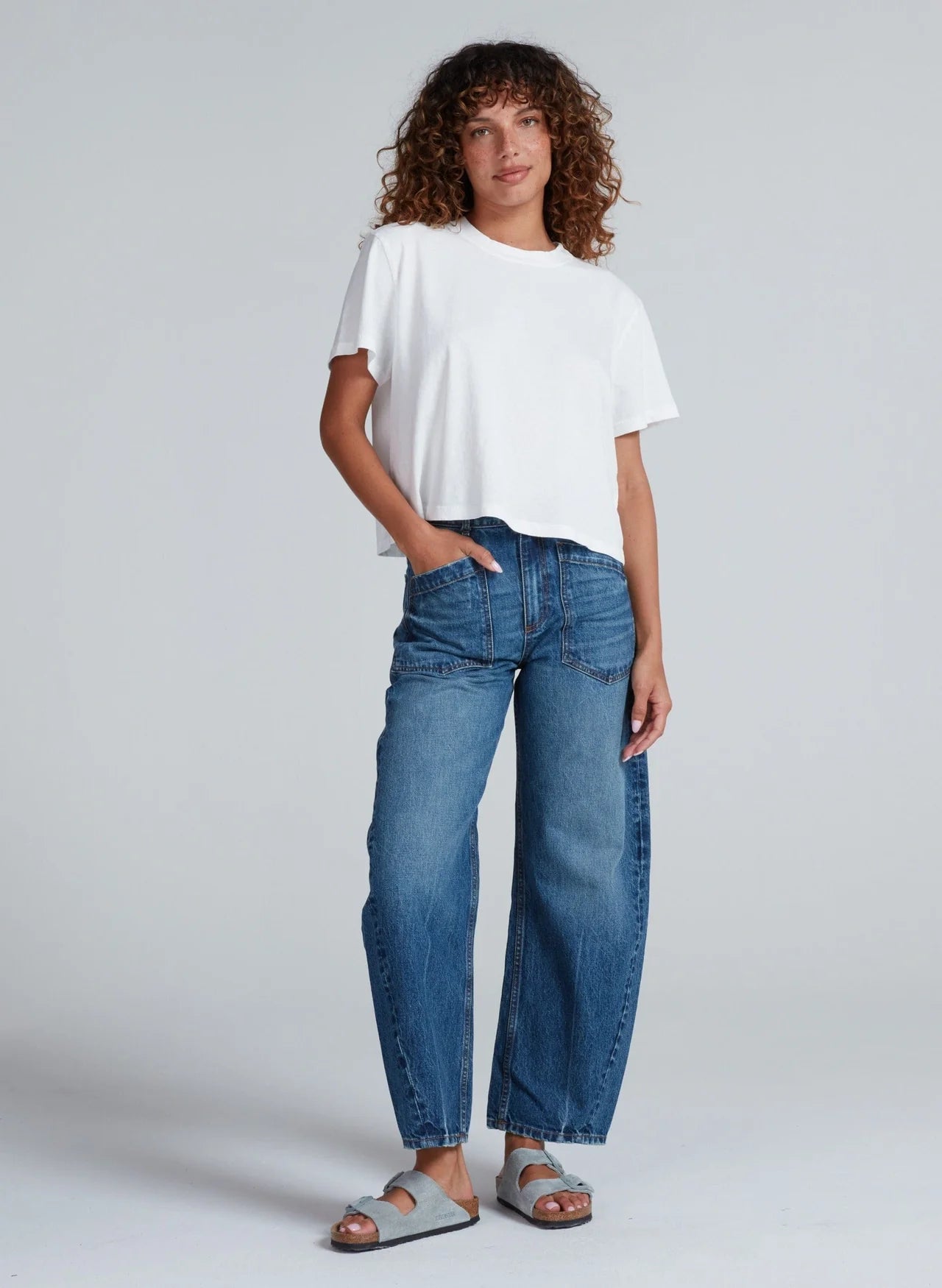 ASKKNY Twisted Barrel Jeans