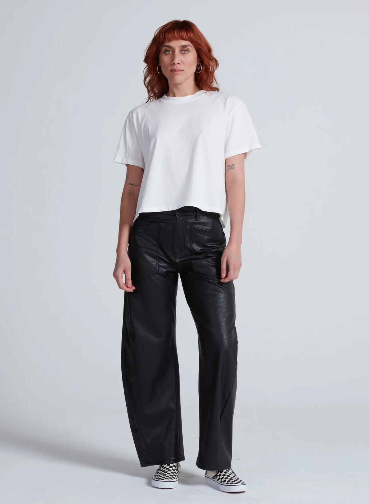 ASKKNY Vegan Leather Twisted Barrel