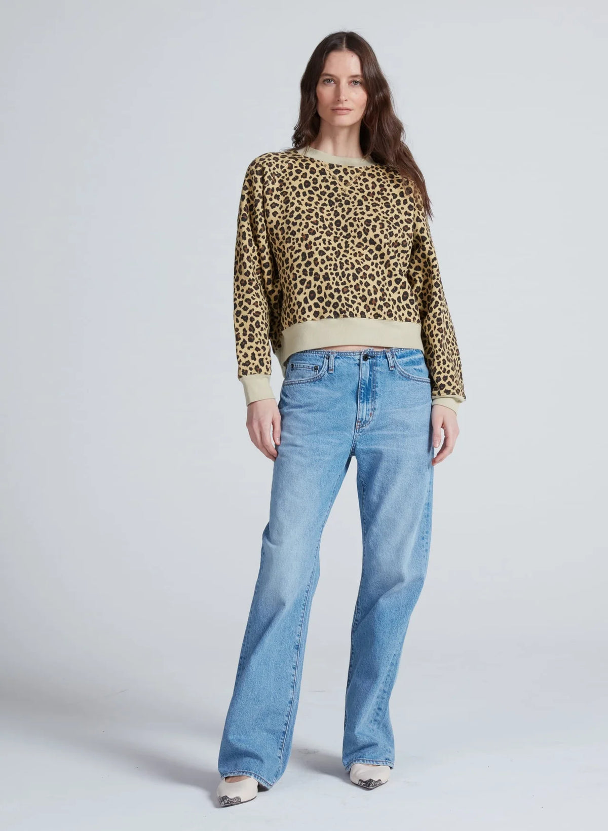 ASKKNY Wooster Sweatshirt Leopard W02250020ST