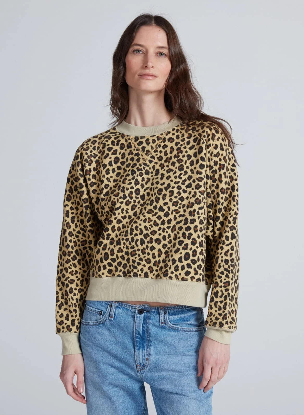 ASKKNY Wooster Sweatshirt Leopard W02250020ST