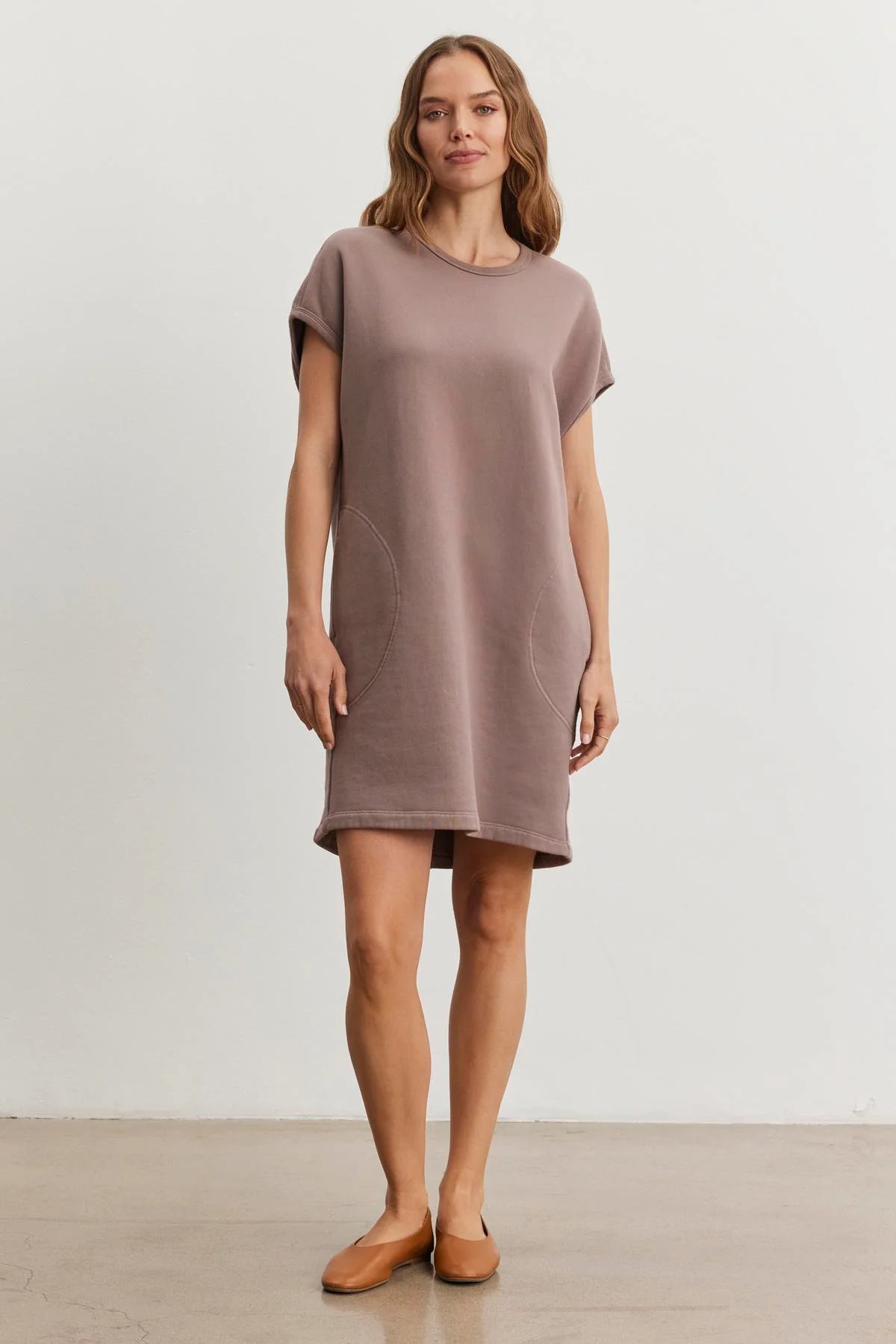 Velvet Litta Crew Neck Dress