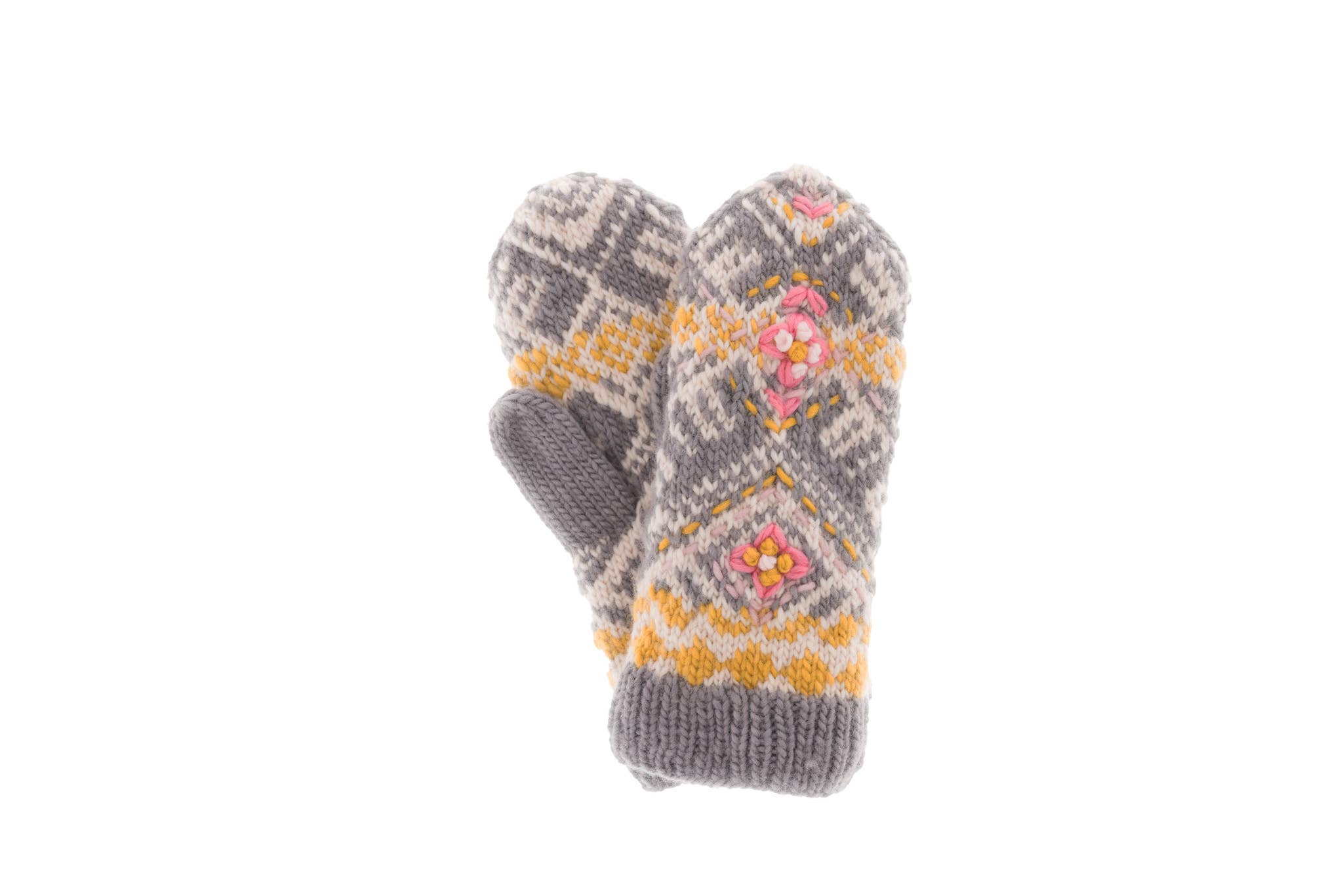 French Knot Ingrid Mittens