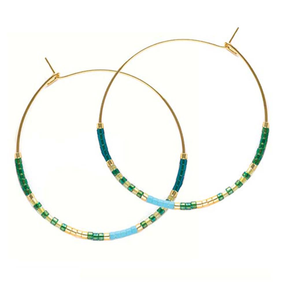 Amano Studio Japanese Seed Bead Hoops