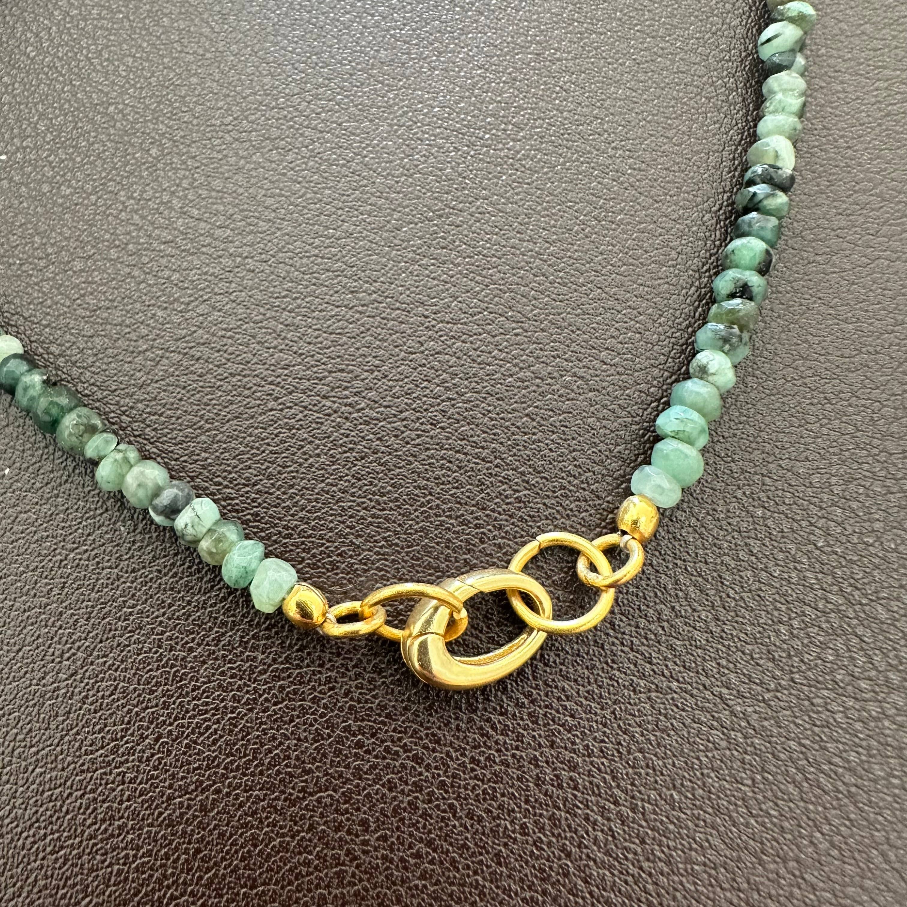 Anokhi Green Emerald Necklace NK16C11