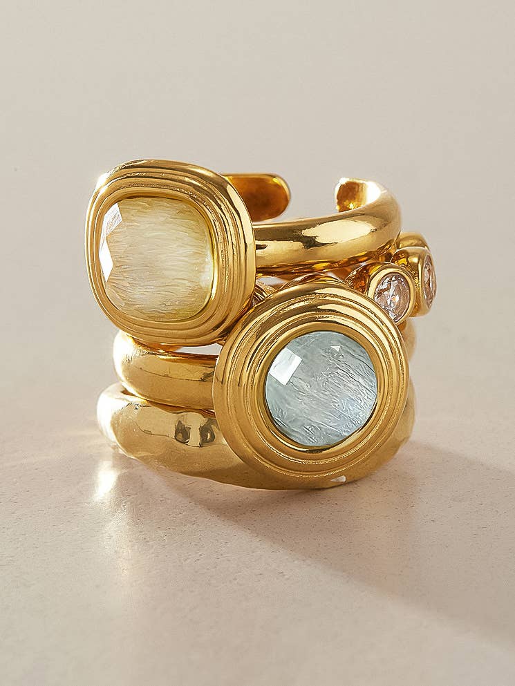 Flânerie Arquets 18K Gold Vintage Ring