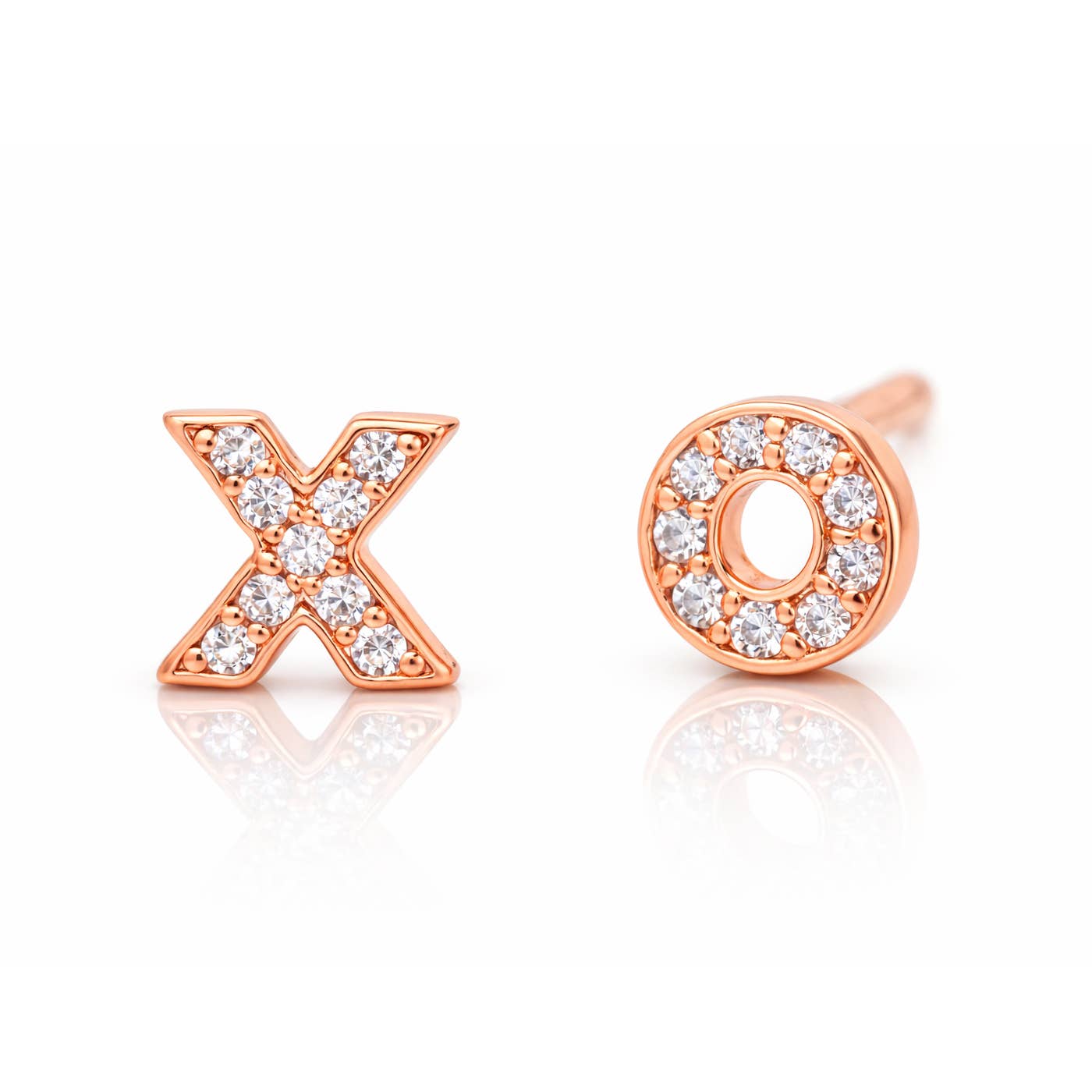 Tai Pave XO Earrings CZE1