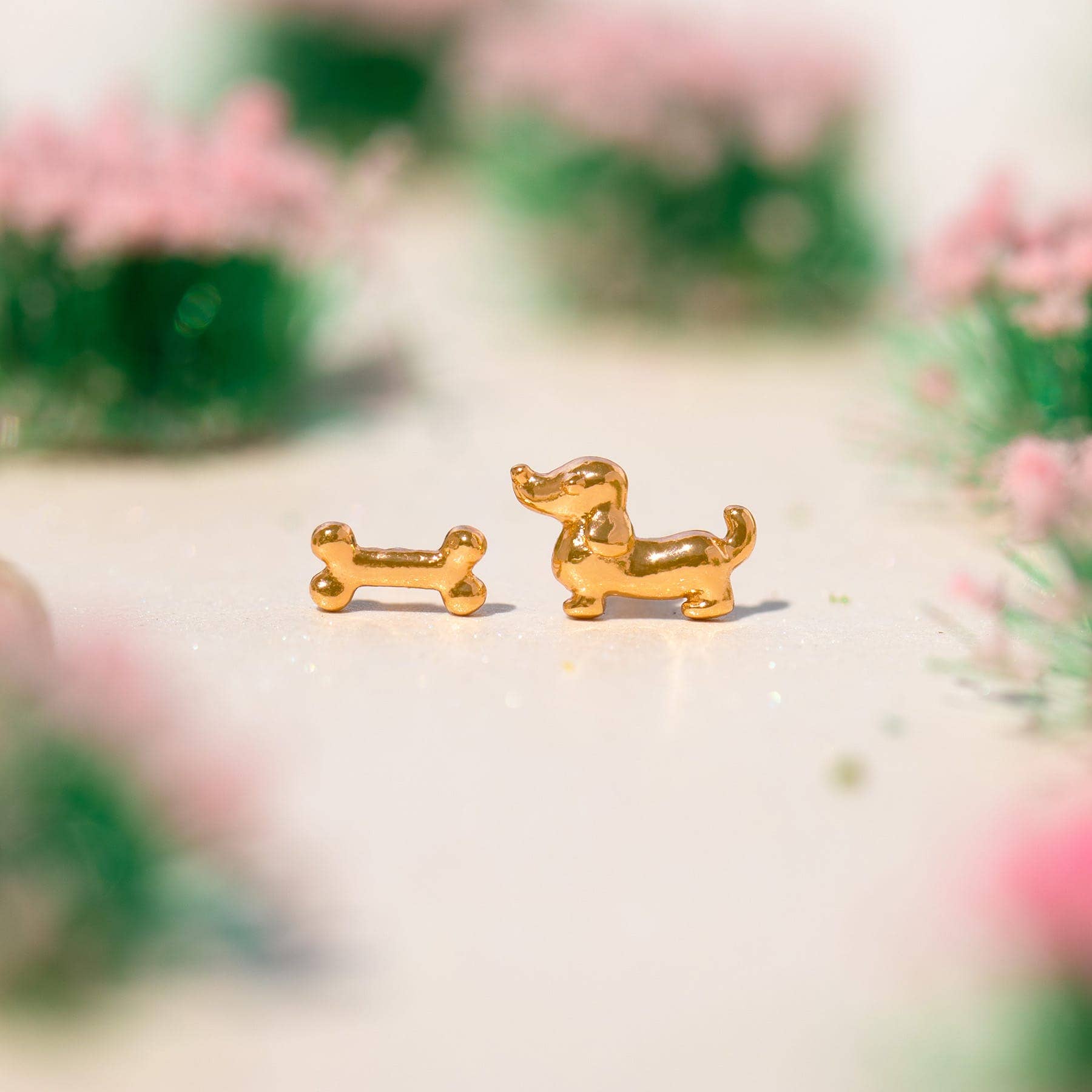 Girls Crew Teeny Tiny Bone Appétit Studs