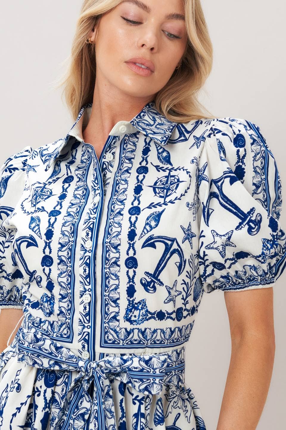 Flying Tomato Printed Woven Mini Dress ID23667
