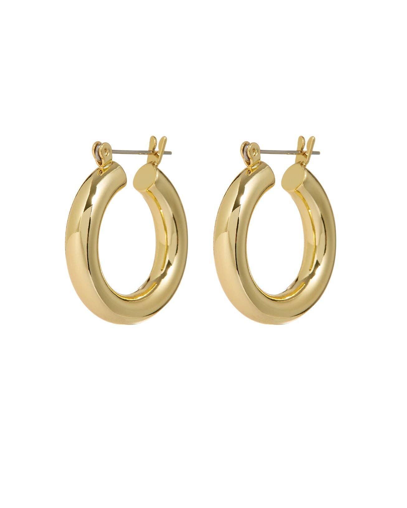 Luv AJ Baby Amalfi Tube Hoops- Gold