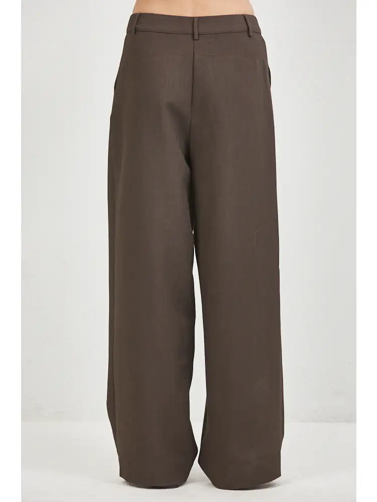 a.ren Lior Pleated Boyfriend Pant