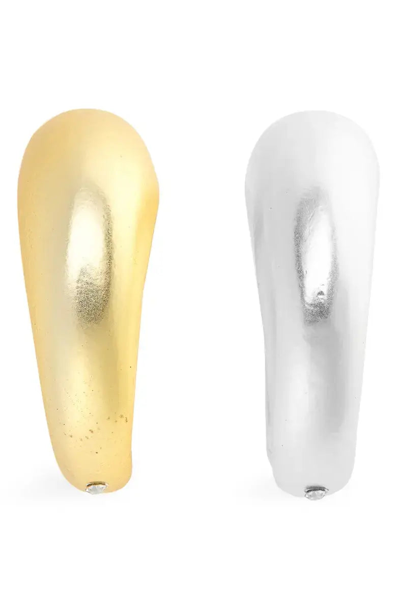 Karine Sultan Mixed metal dome rings R71027.01