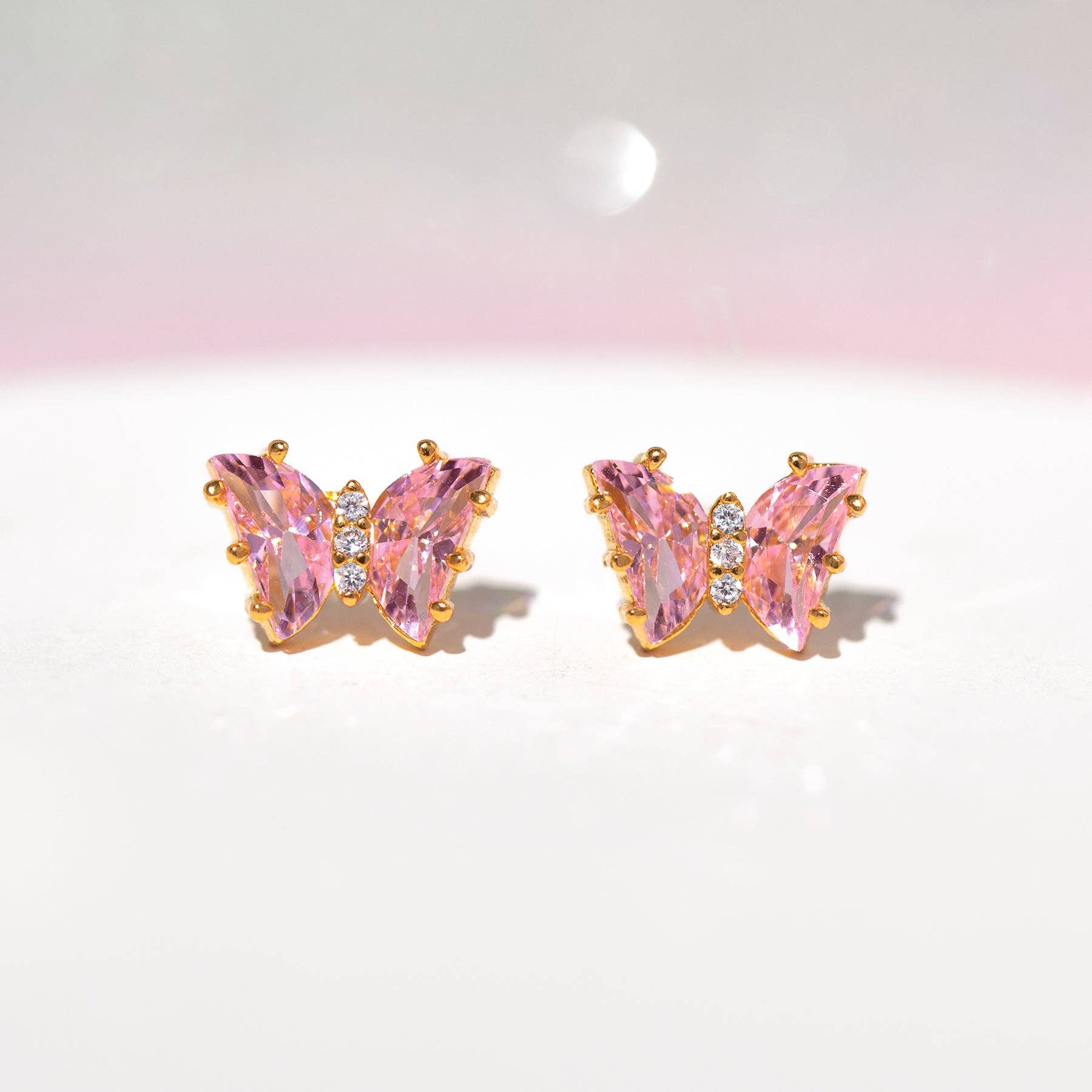 Girls Crew Flutter Love Studs