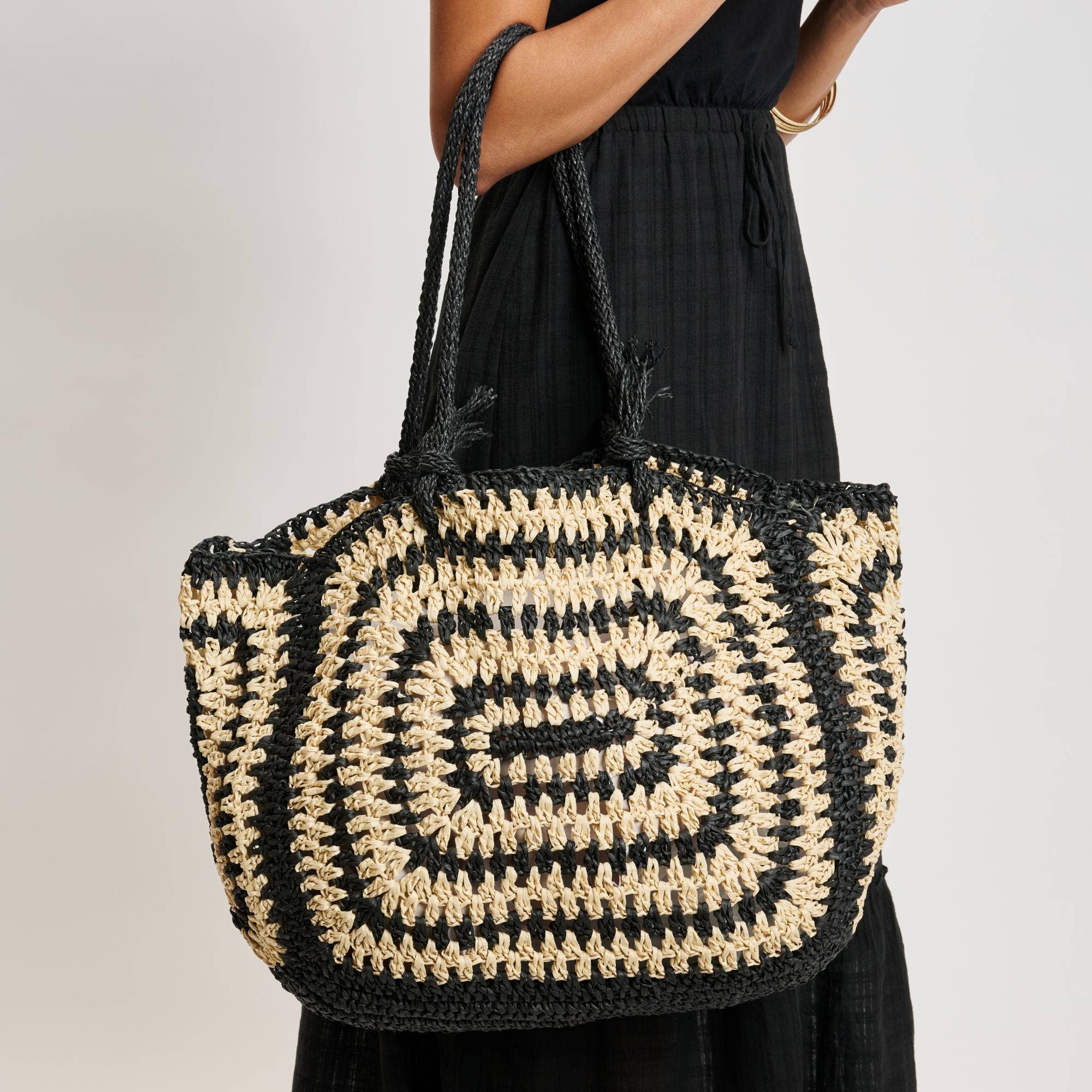 Moda Lux Isla Straw Beach Tote