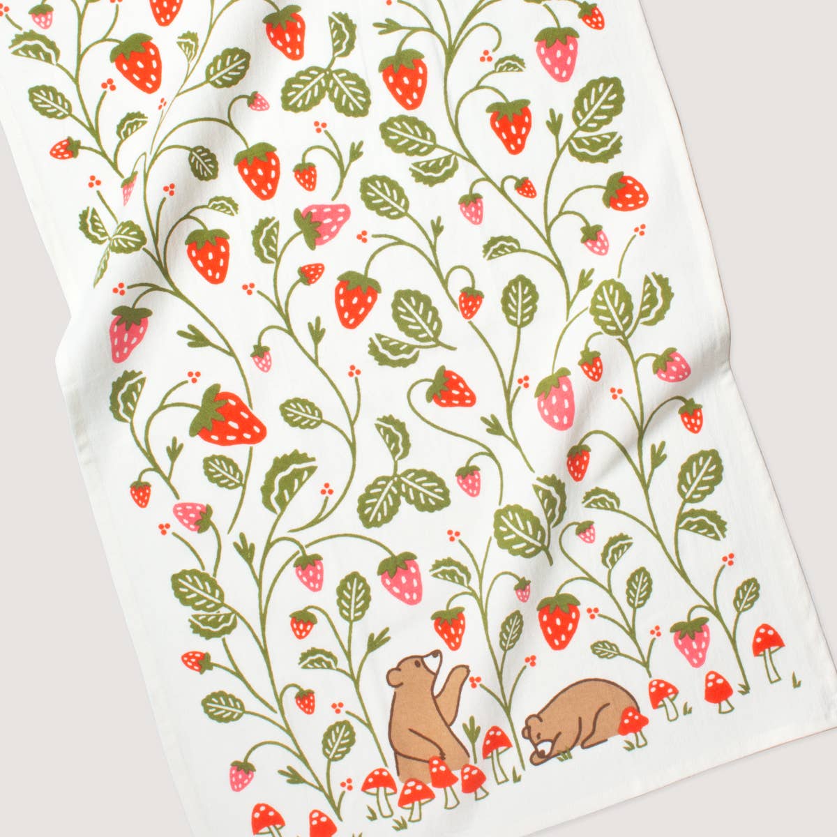 Seltzer Goods Berry Bears Tea Towel