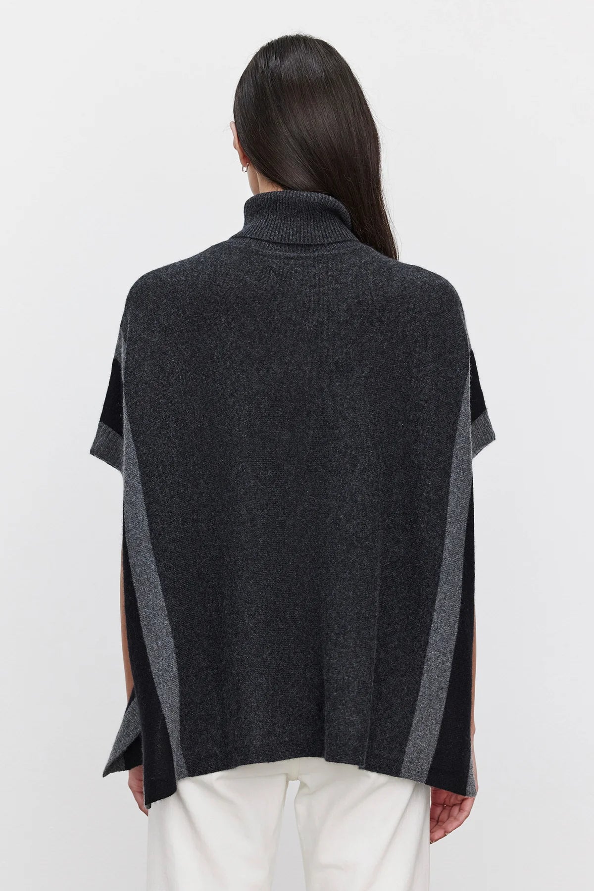 Reese Cashmere Turtleneck Poncho