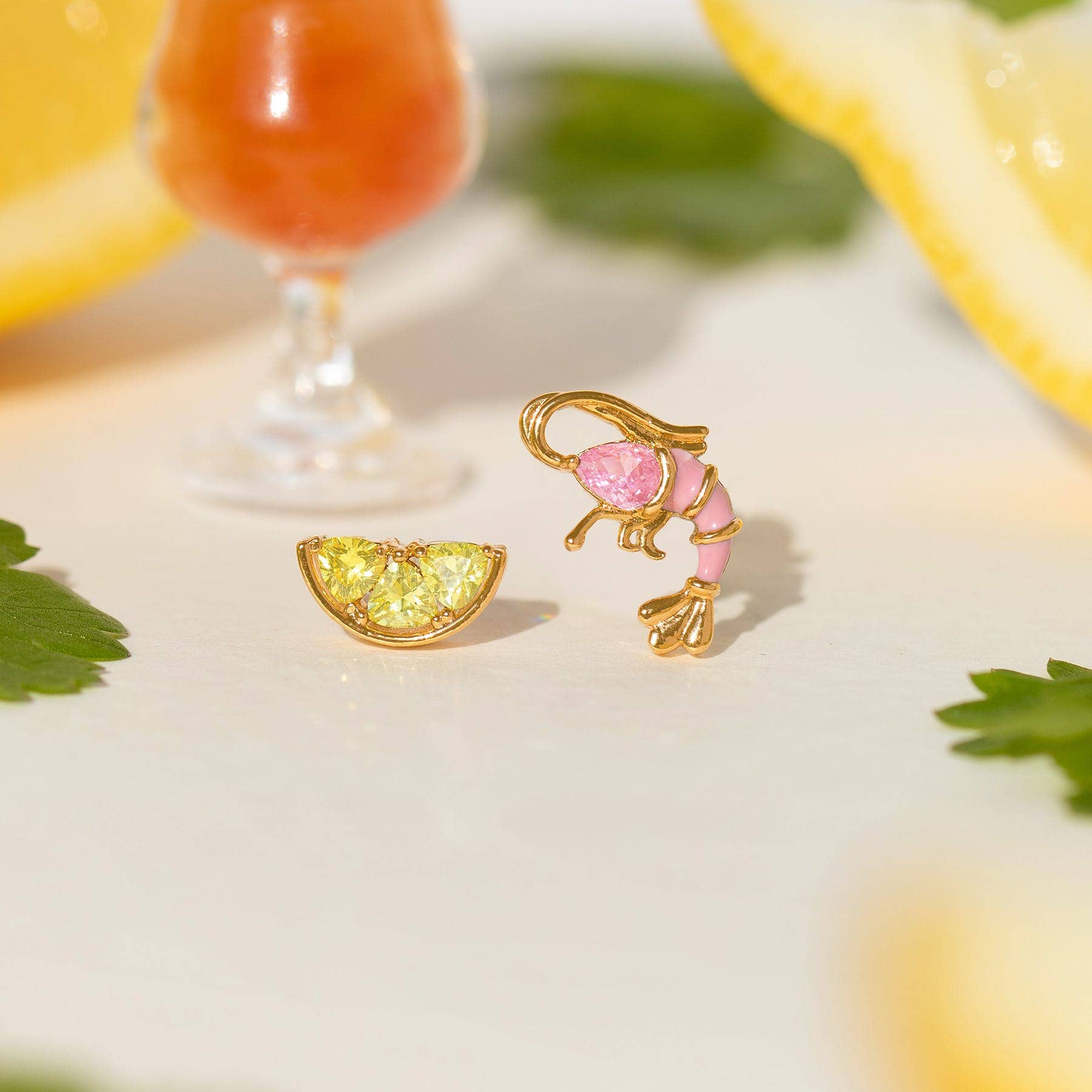 Girls Crew Shrimp Cocktail Studs