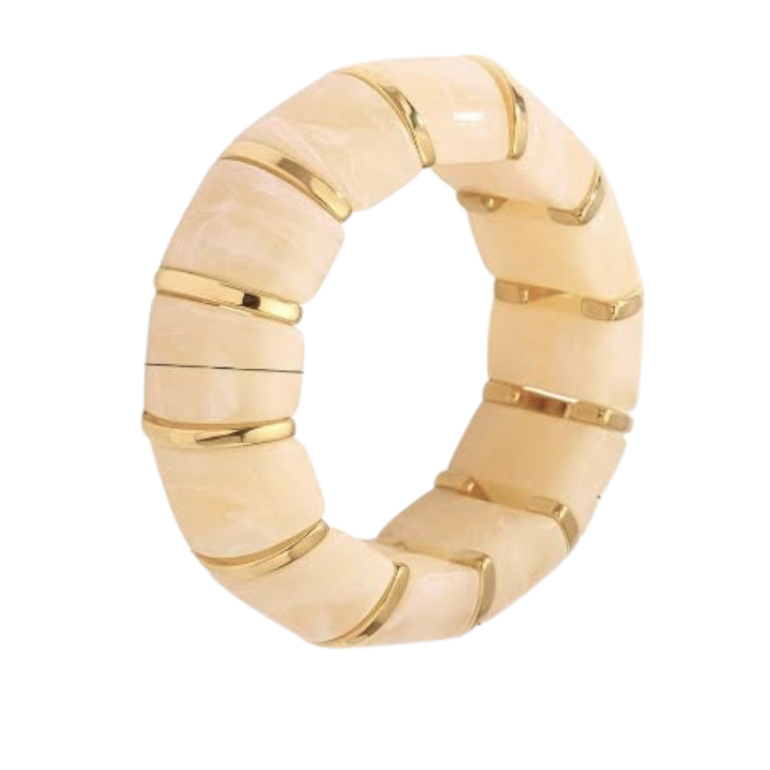 Sahira Verona Bangle in Beige