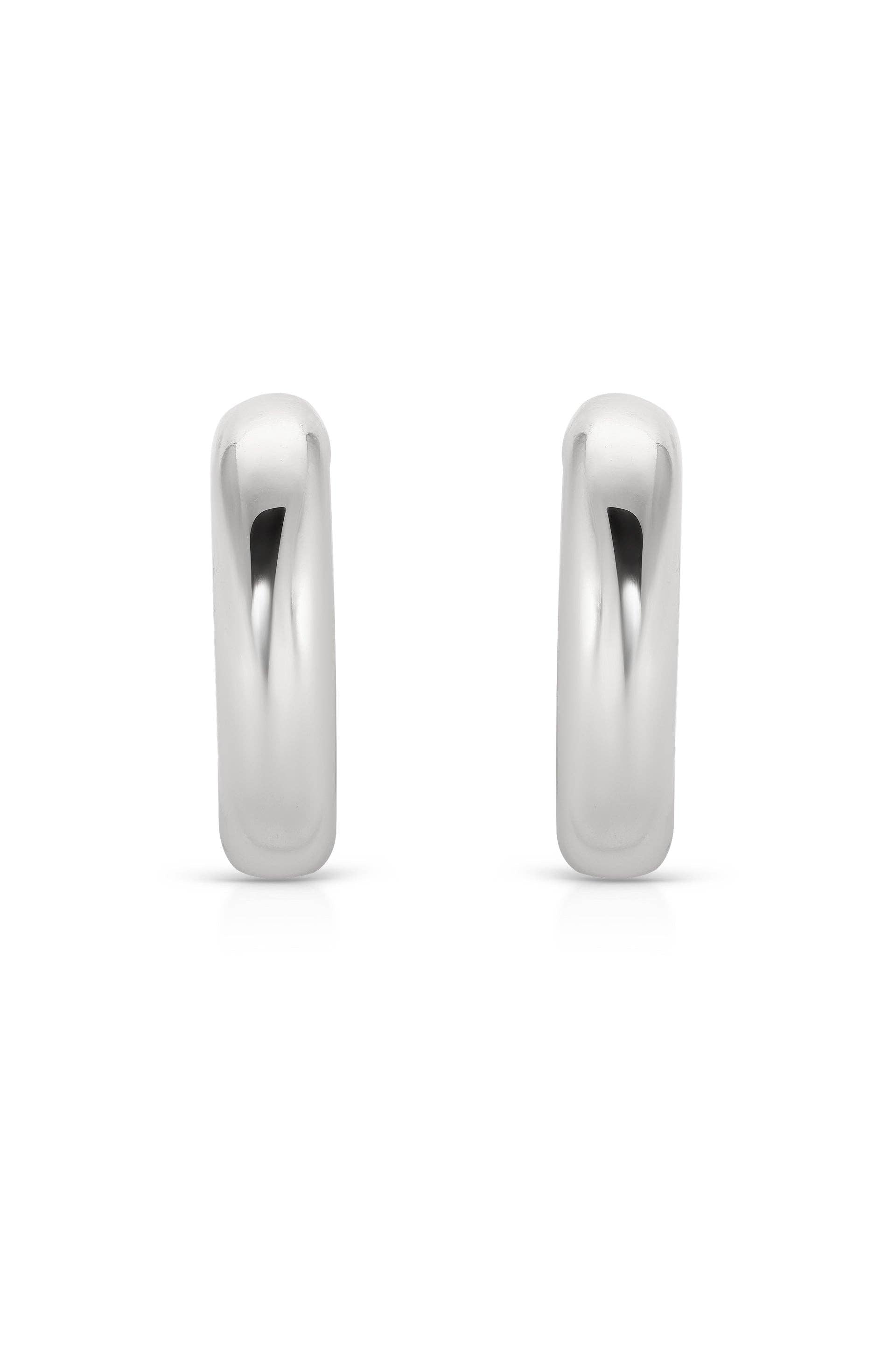 Ettika Small Thick Classic Hoops