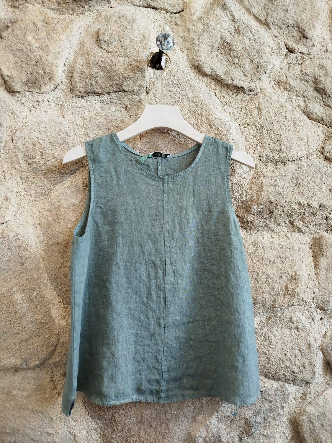European Linen Tank 6288