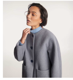 Chie Mihara CORINE05 Muse Coat in Taupe