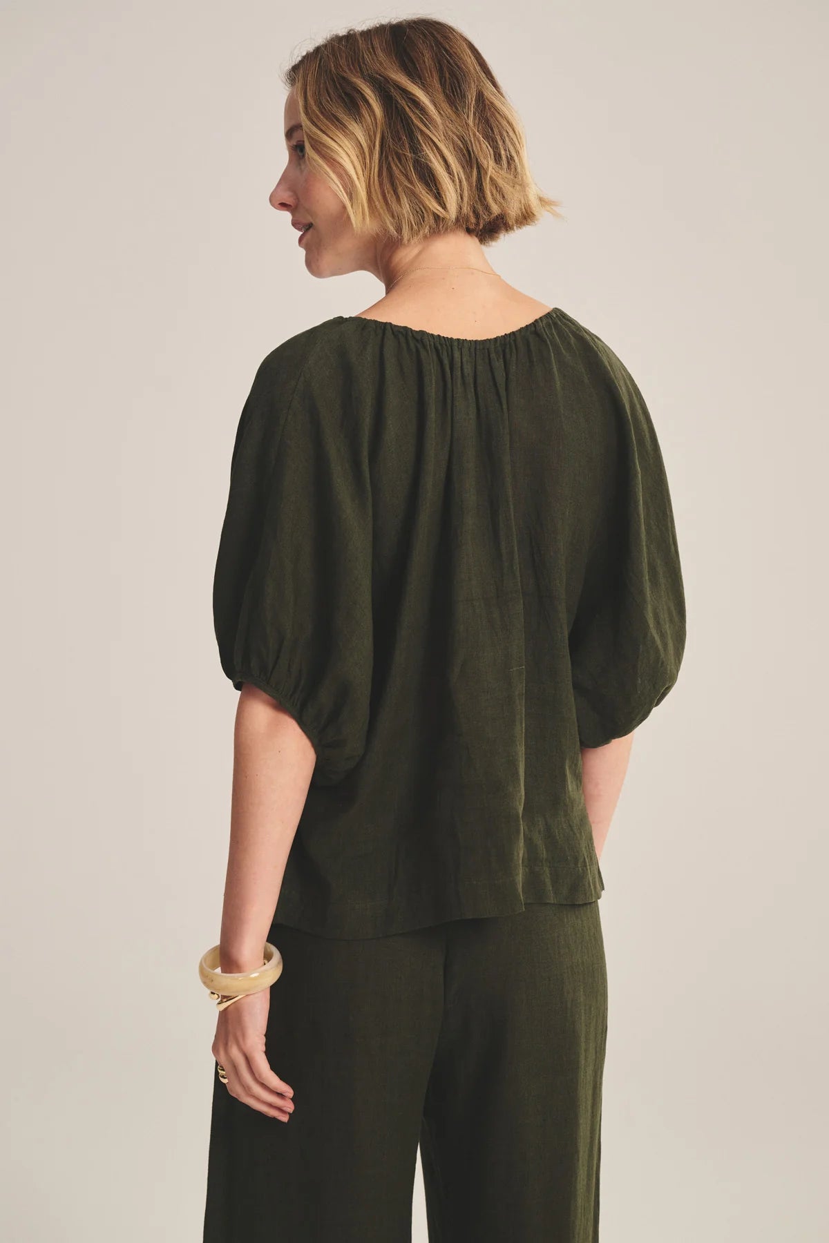 Velvet Cosette Linen Top