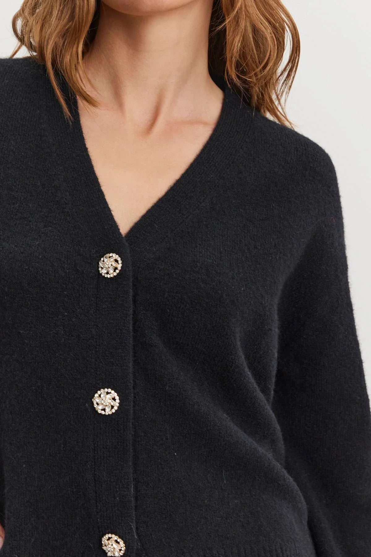 Velvet Marti Rhinestone Cardigan