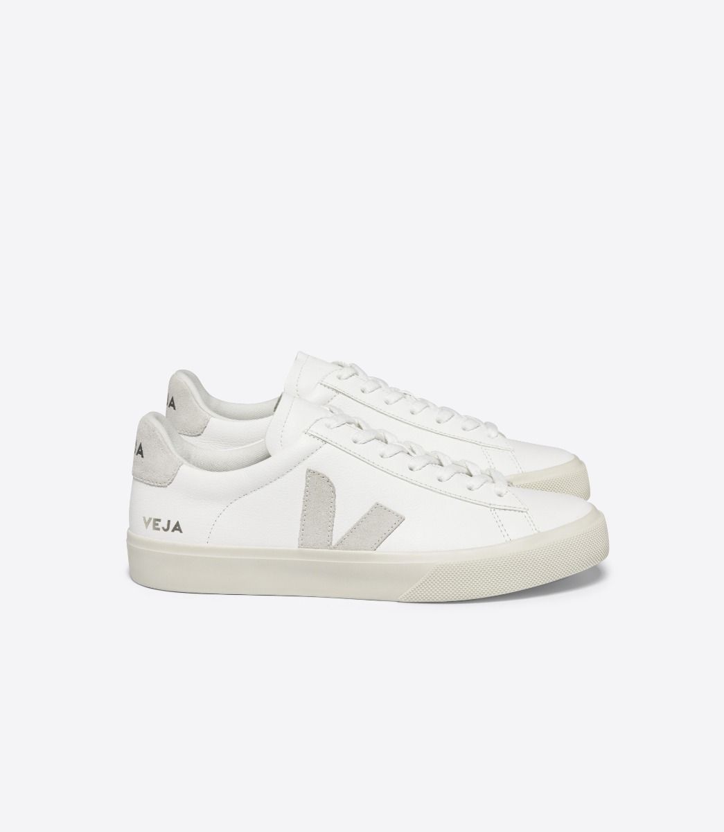 Veja Campo Chomefree Leather White-Natural