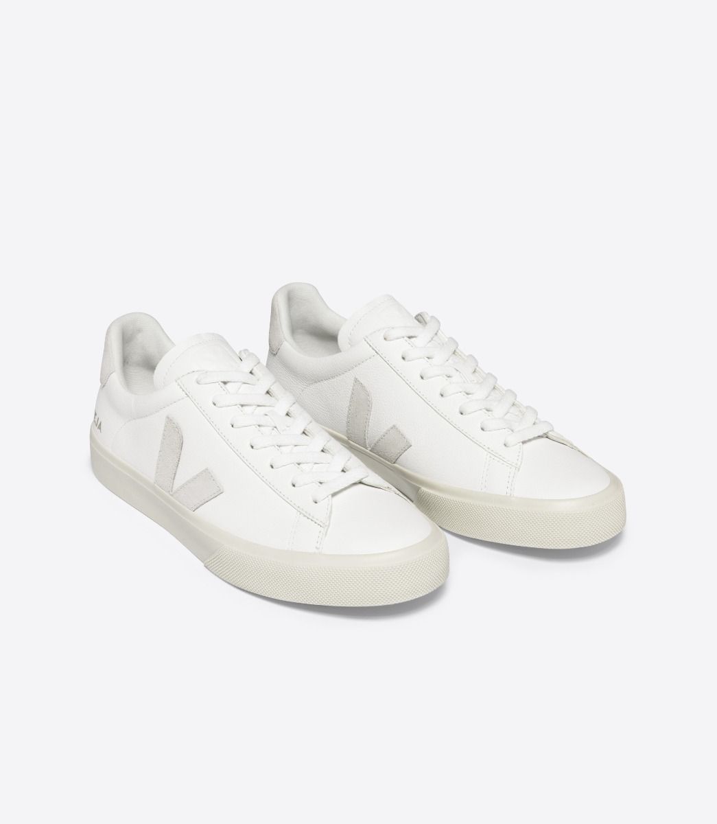 Veja Campo Chomefree Leather White-Natural