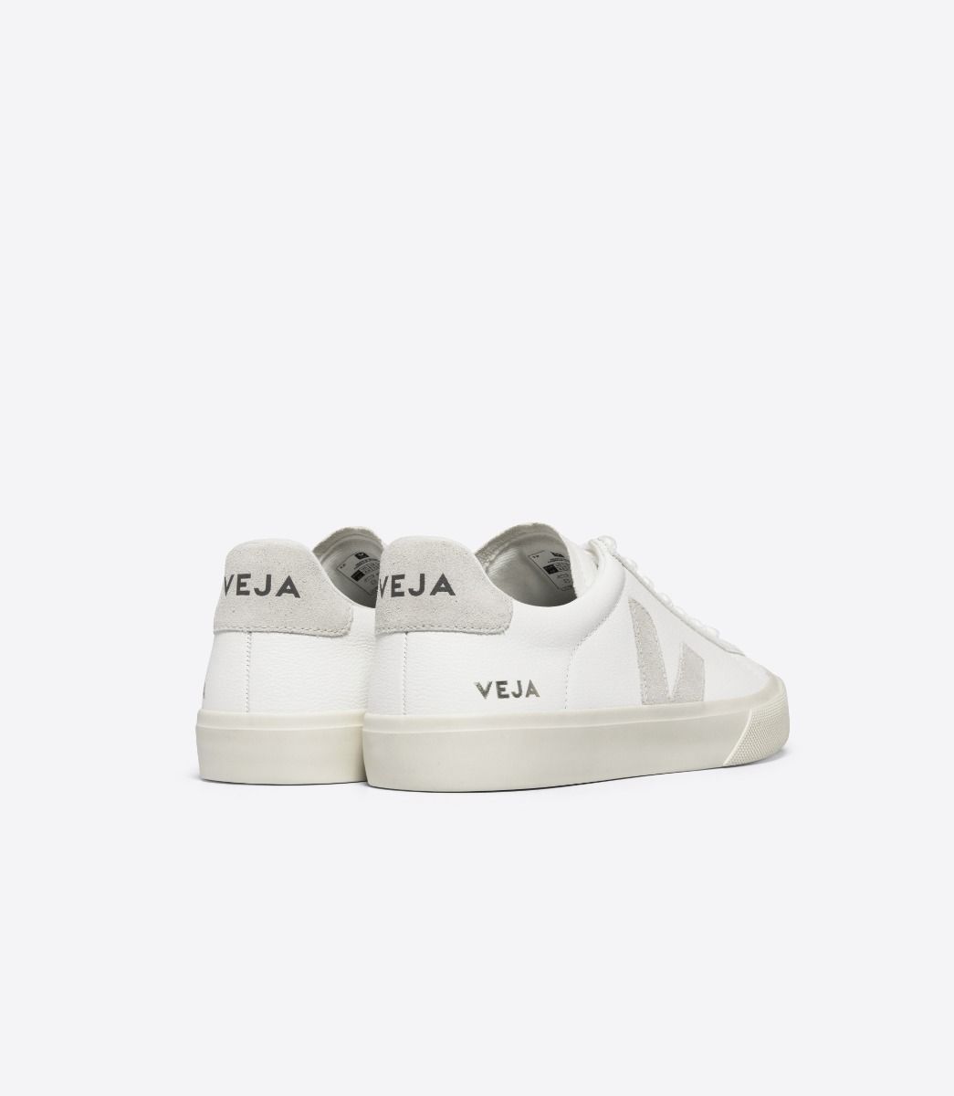 Veja Campo Chomefree Leather White-Natural