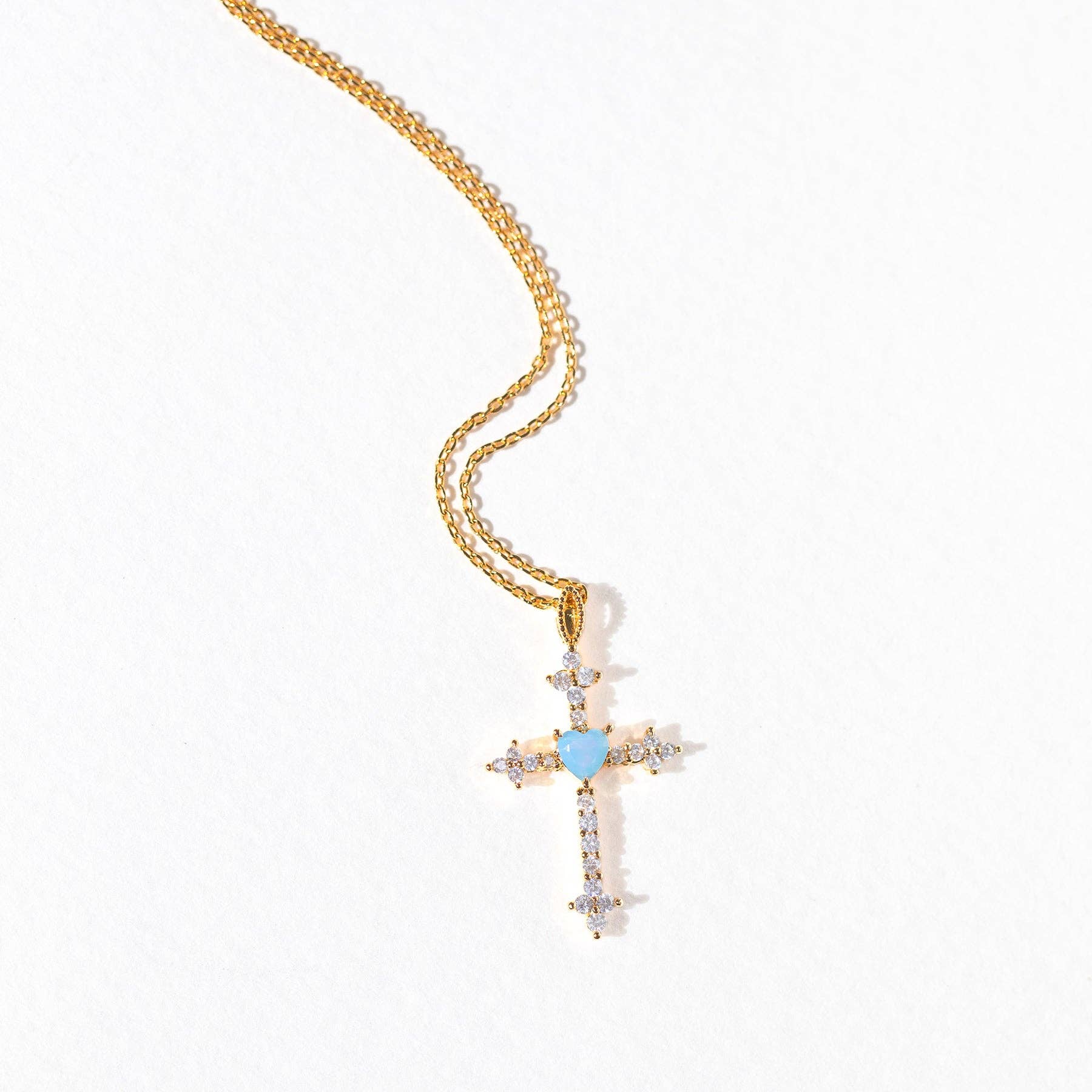 Girls Crew Serendipity Cross Necklace