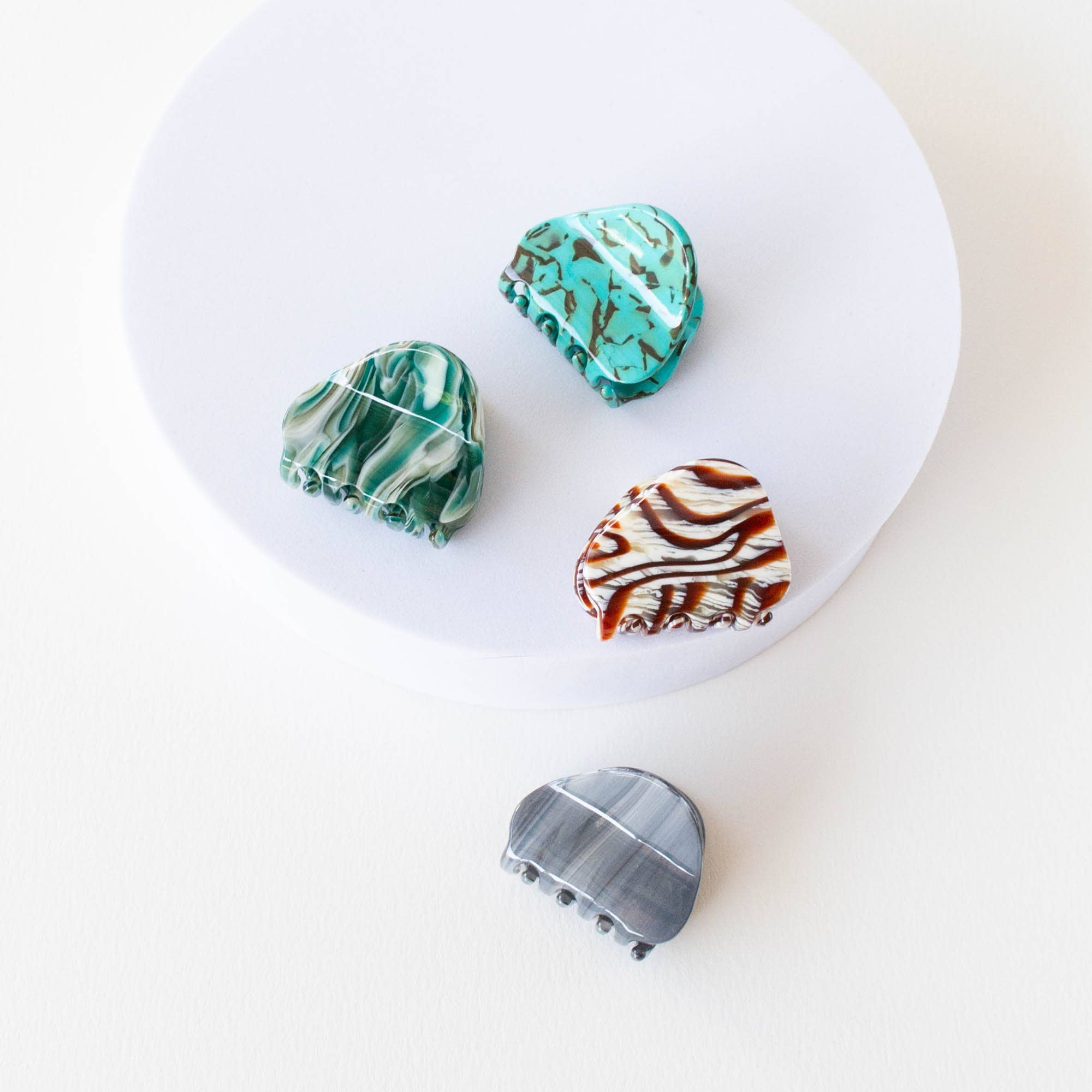 Tiepology Eco Gemstones Hair Claw Clip