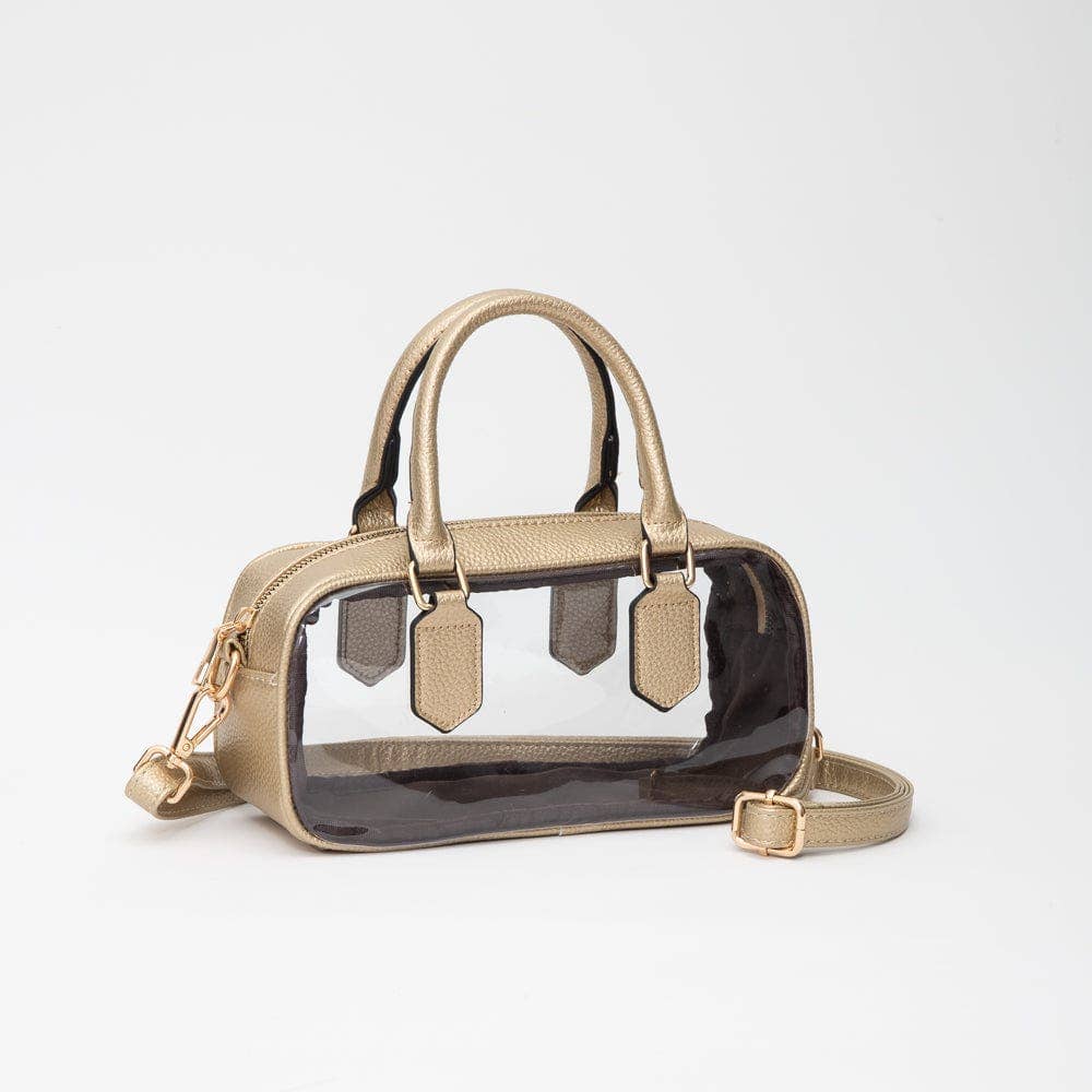 Catherine’s Game Day Clear Plastic East-West Top Handle/Crossbody Bag TG10774